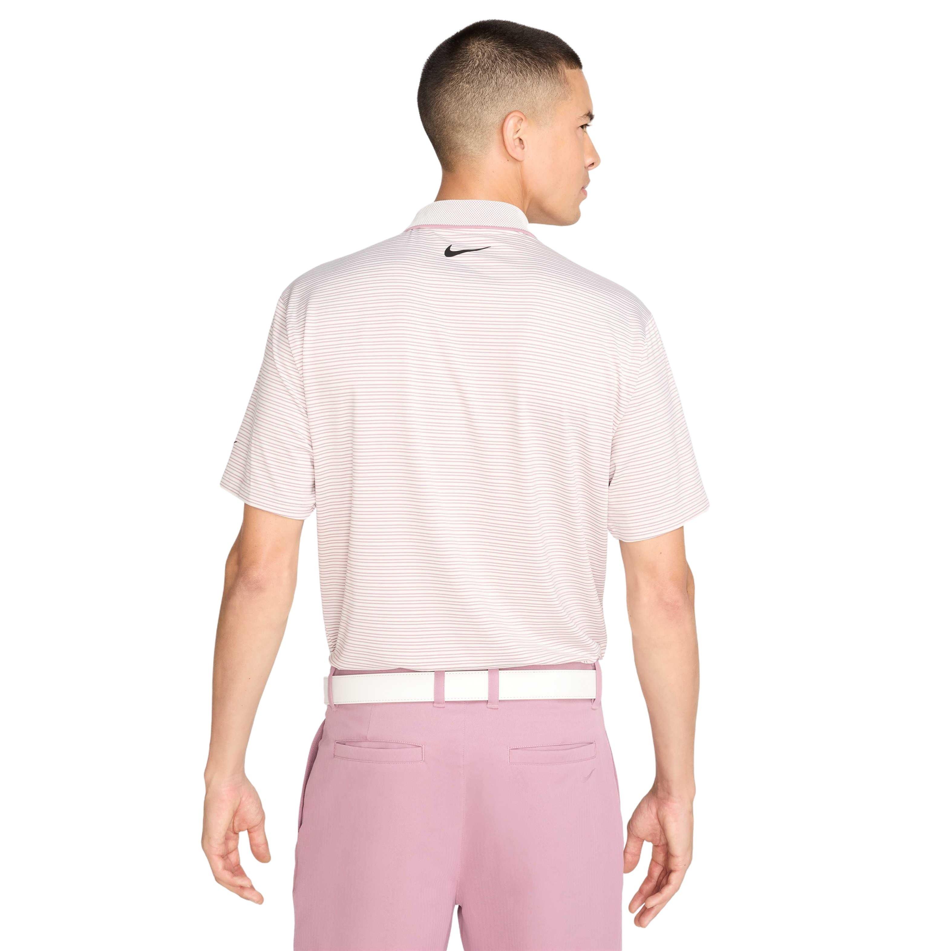 Nike Men's Tour Dri-FIT Striped Golf Polo - IVORY Thumbnail View 2