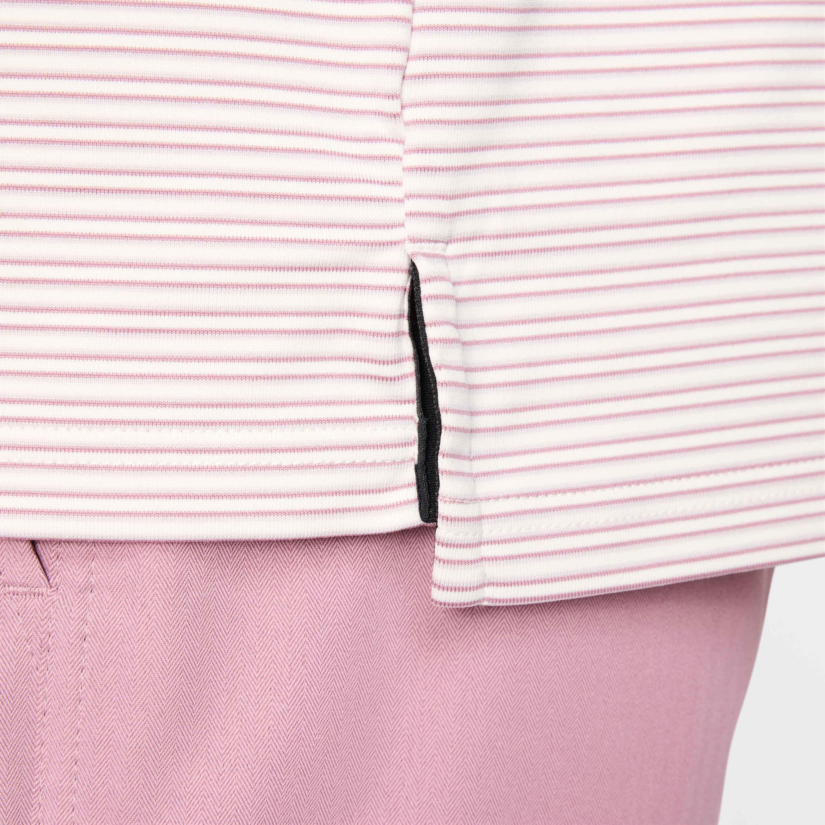 Nike Men's Tour Dri-FIT Striped Golf Polo - IVORY Thumbnail View 4
