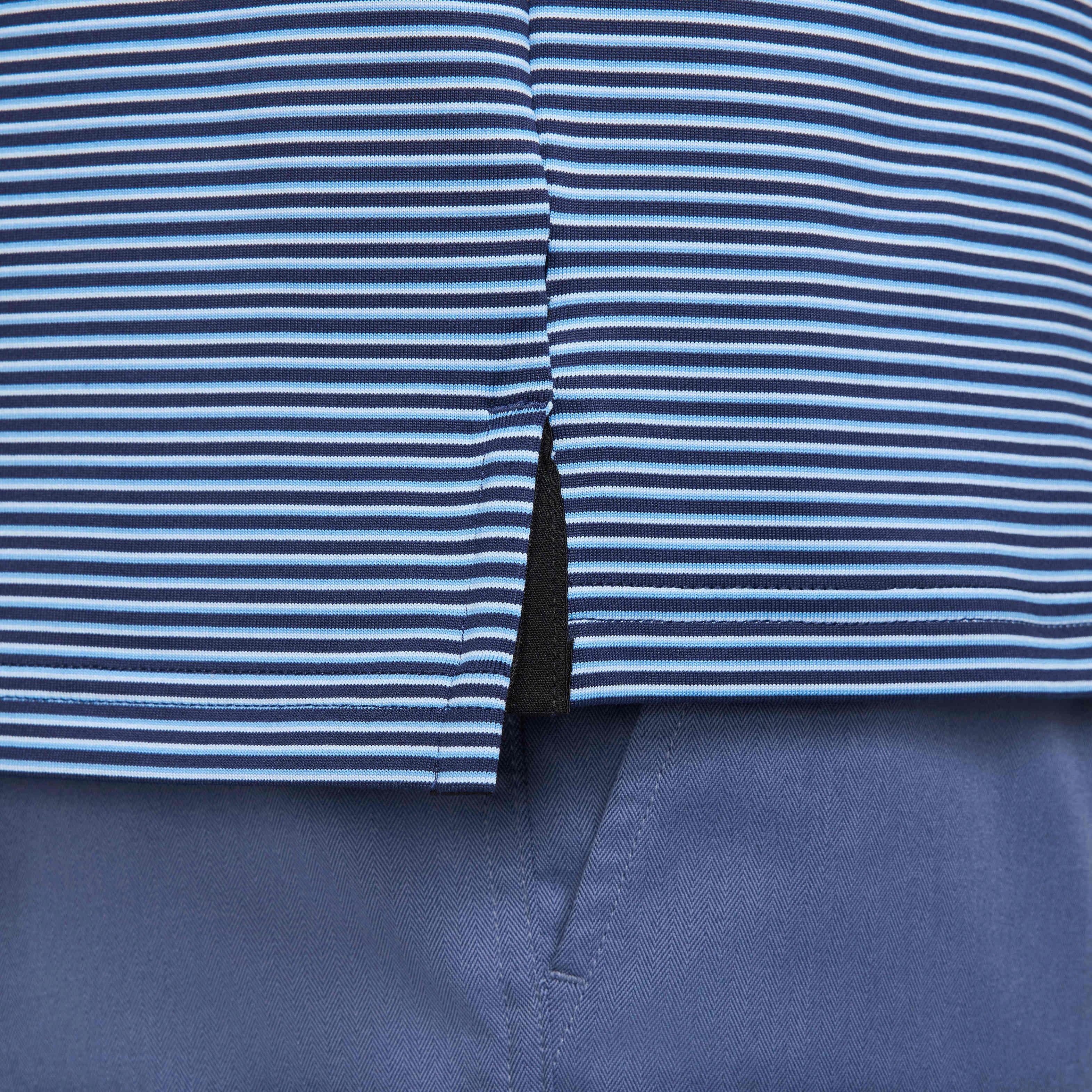 Nike Men's Tour Dri-FIT Striped Golf Polo - NAVY Thumbnail View 5
