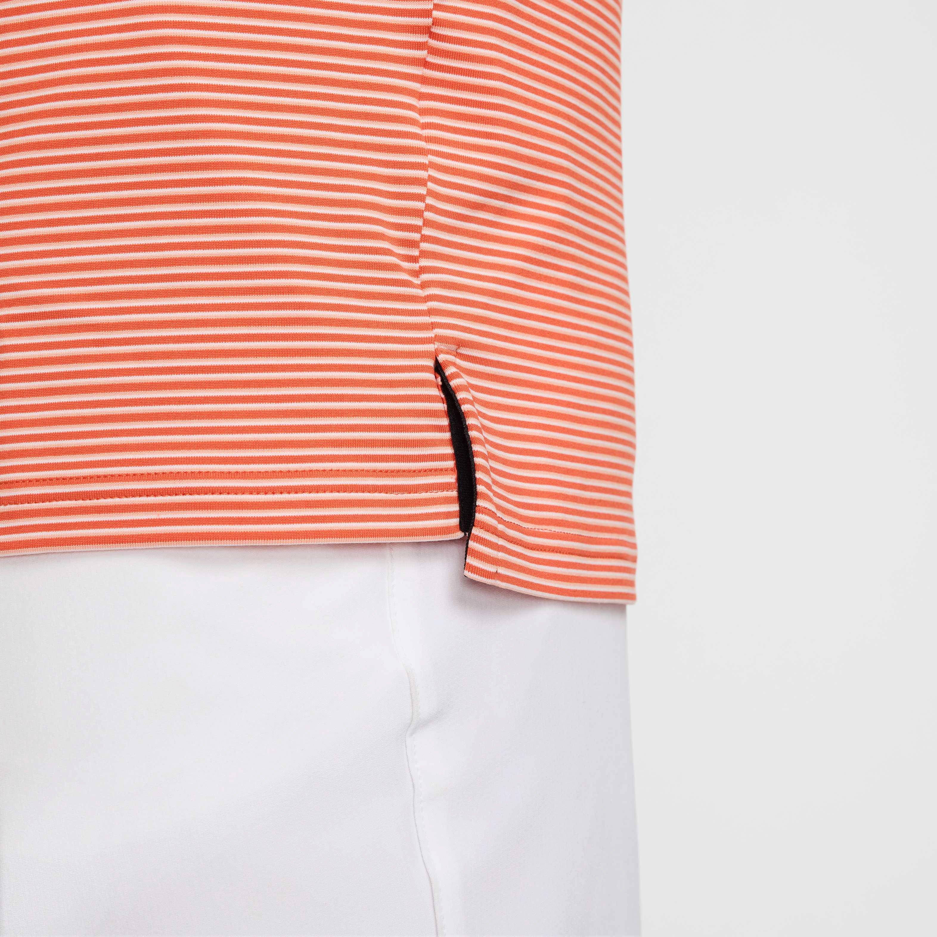 Nike Men's Tour Dri-FIT Striped Golf Polo - ORANGE Thumbnail View 5