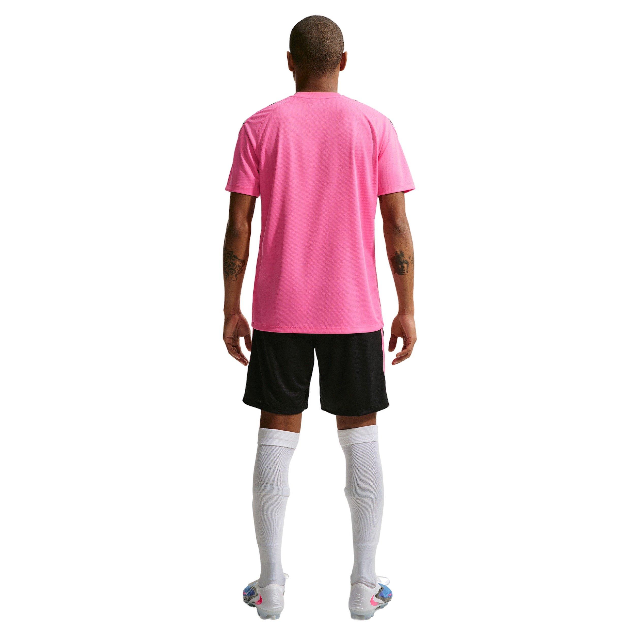 Nike Men's Strike Dri-FIT Soccer Shorts - BLACK/PINK Thumbnail View 2