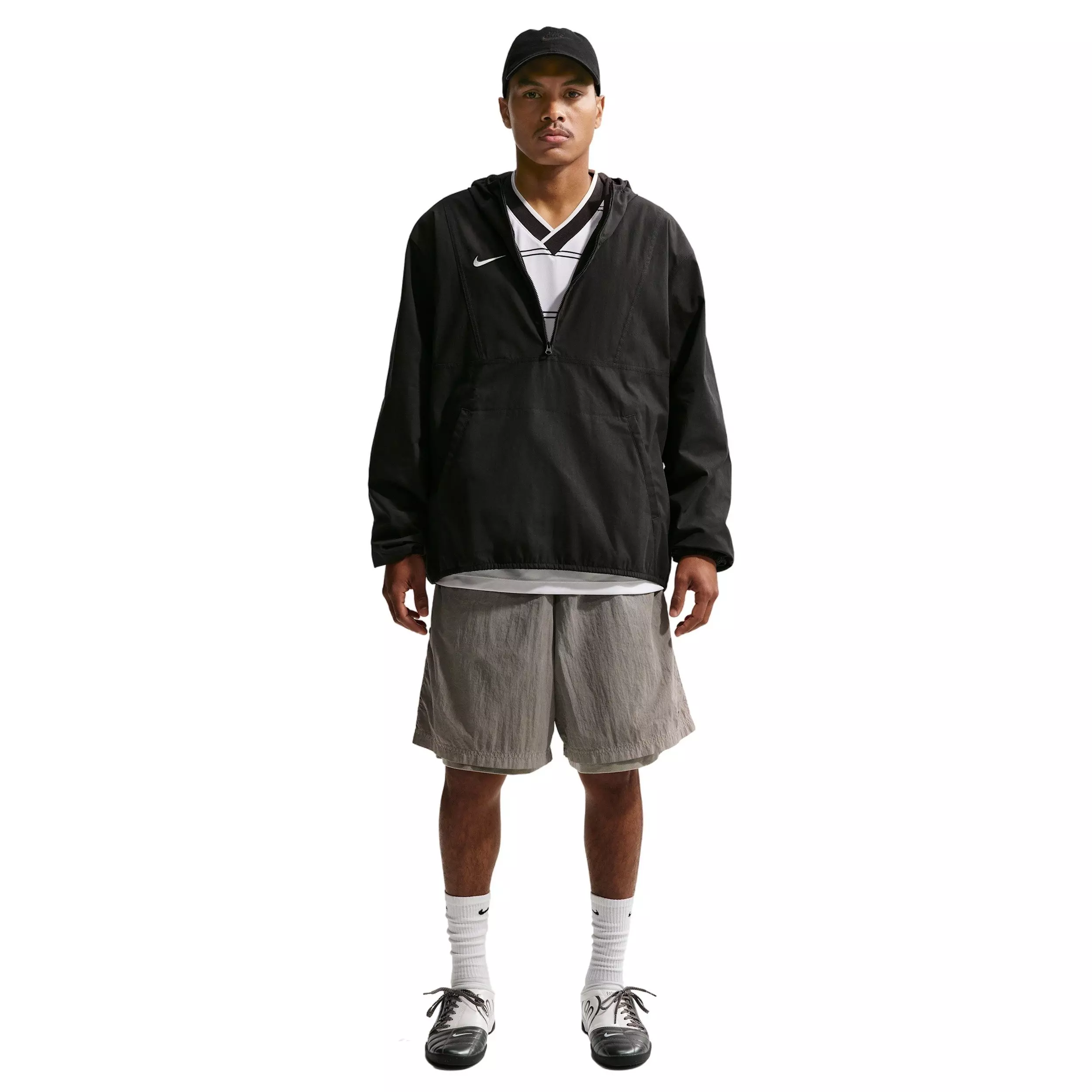 Nike Men's Energy Soccer Anorak Jacket -Black - BLACK