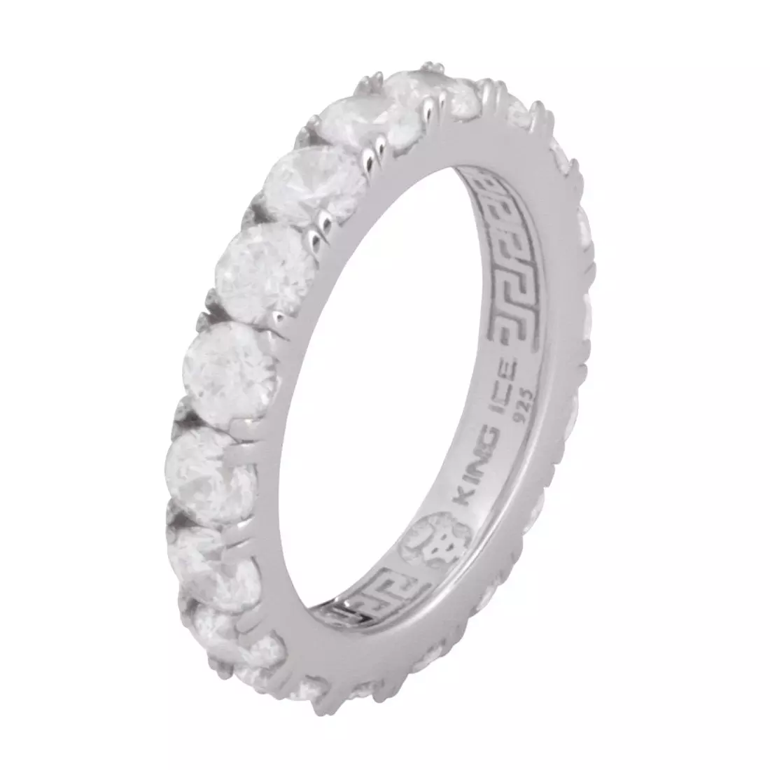 King Ice 4mm Brilliant-Cut Ring - White Gold - WHITE GOLD