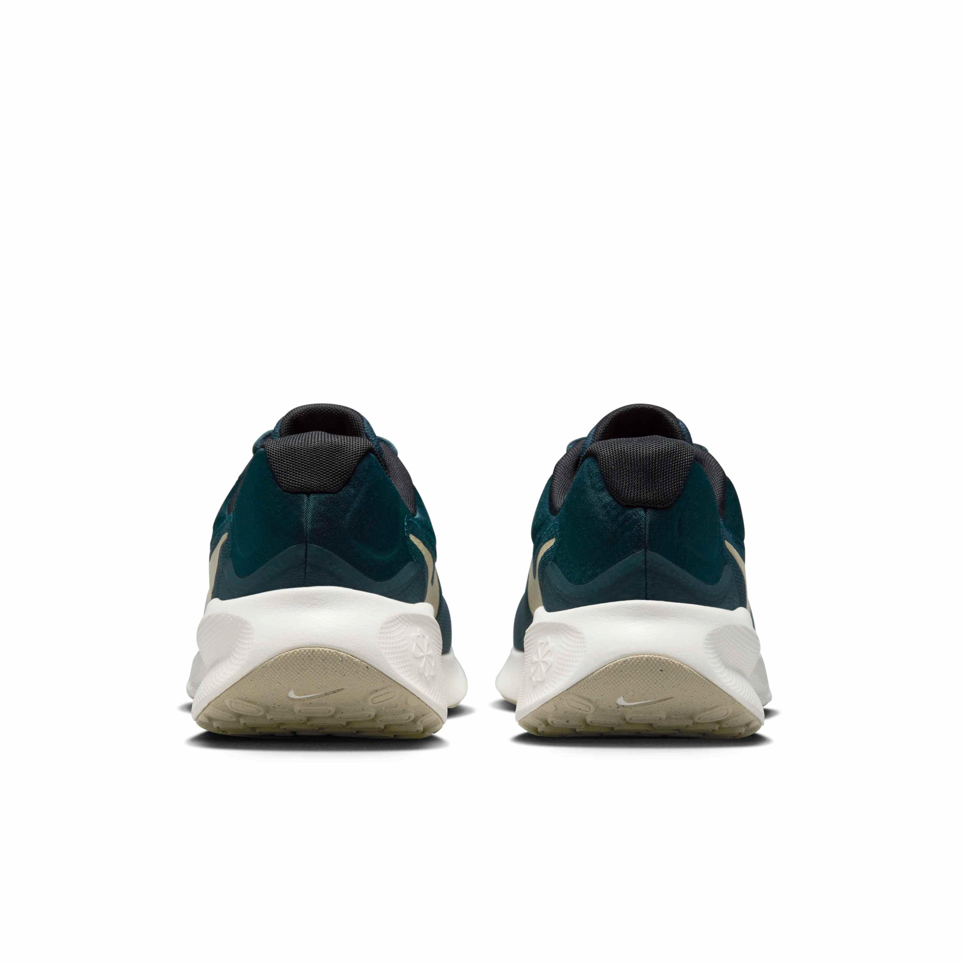 Nike Revolution 7 "Armory Navy/Green Strike/Hyper Pink/Desert Khaki" Men's Running Shoe - NAVY/GREEN/PINK/KHAKI Thumbnail View 5