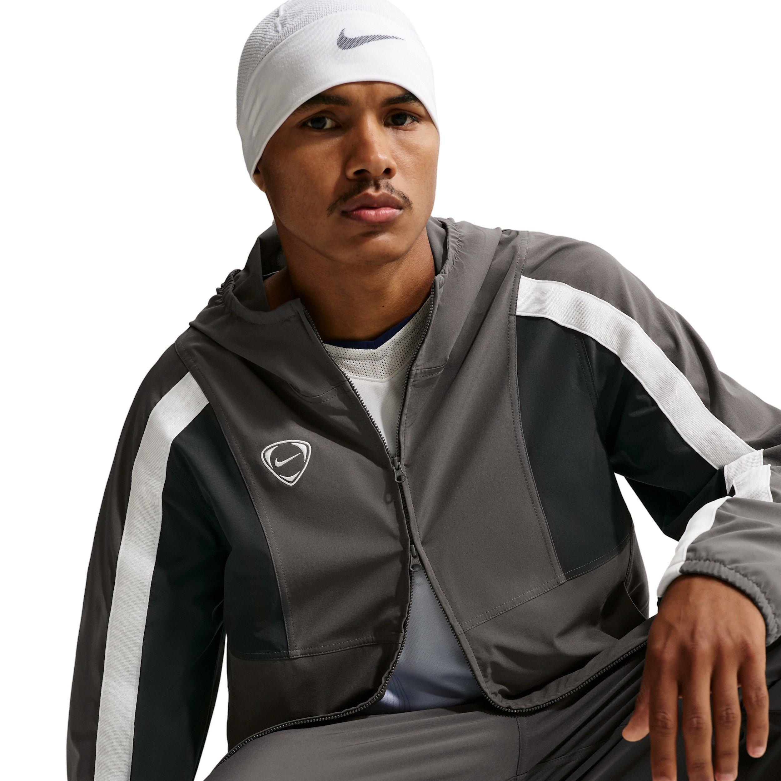 Nike Men's Energy Repel Soccer Woven Jacket - GREY Thumbnail View 3
