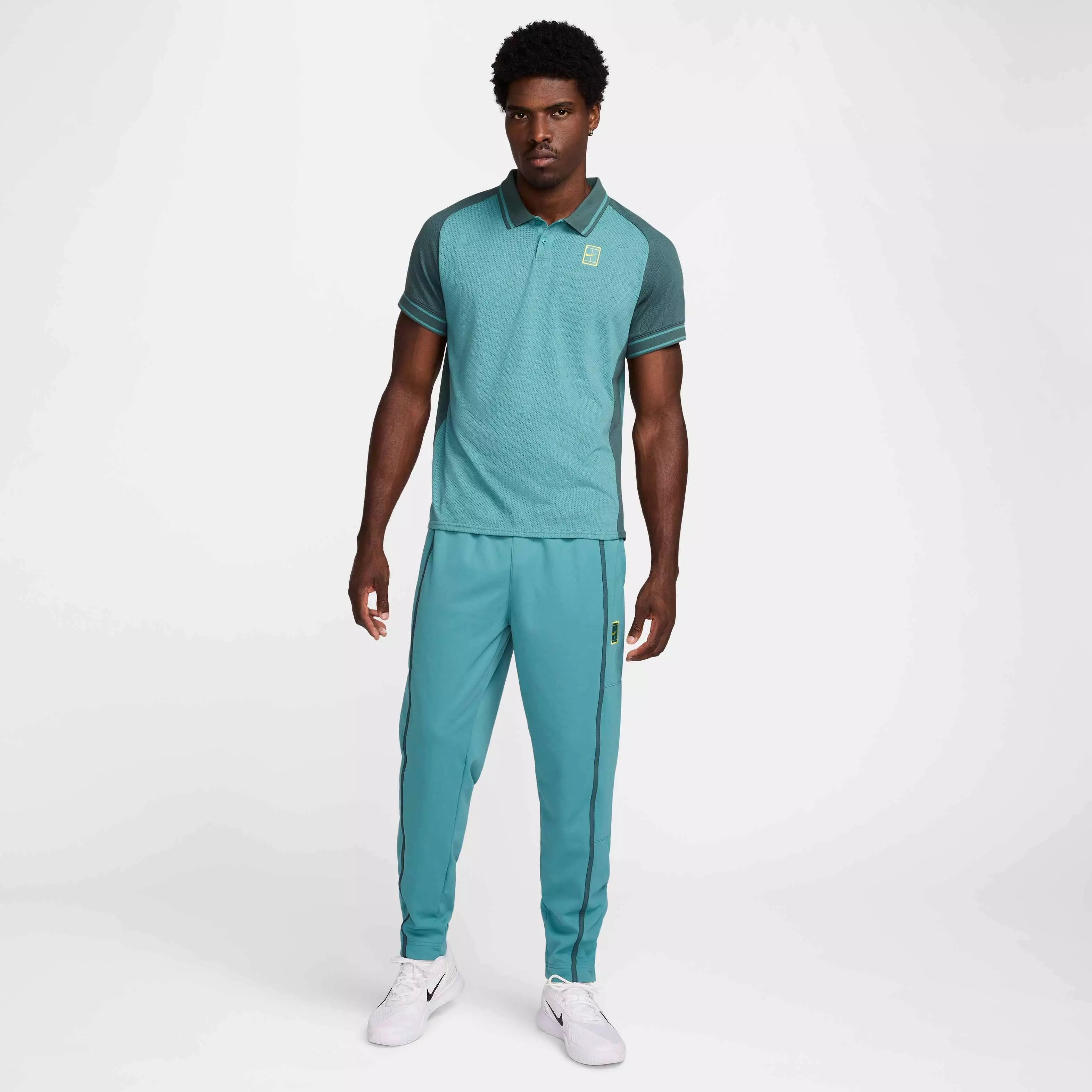 NikeCourt Men's Heritage Tennis Polo - TEAL