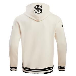 Pro Standard Men's MLB Chicago White Sox Retro Classic Fleece Pullover Hoodie -Eggshell/Black