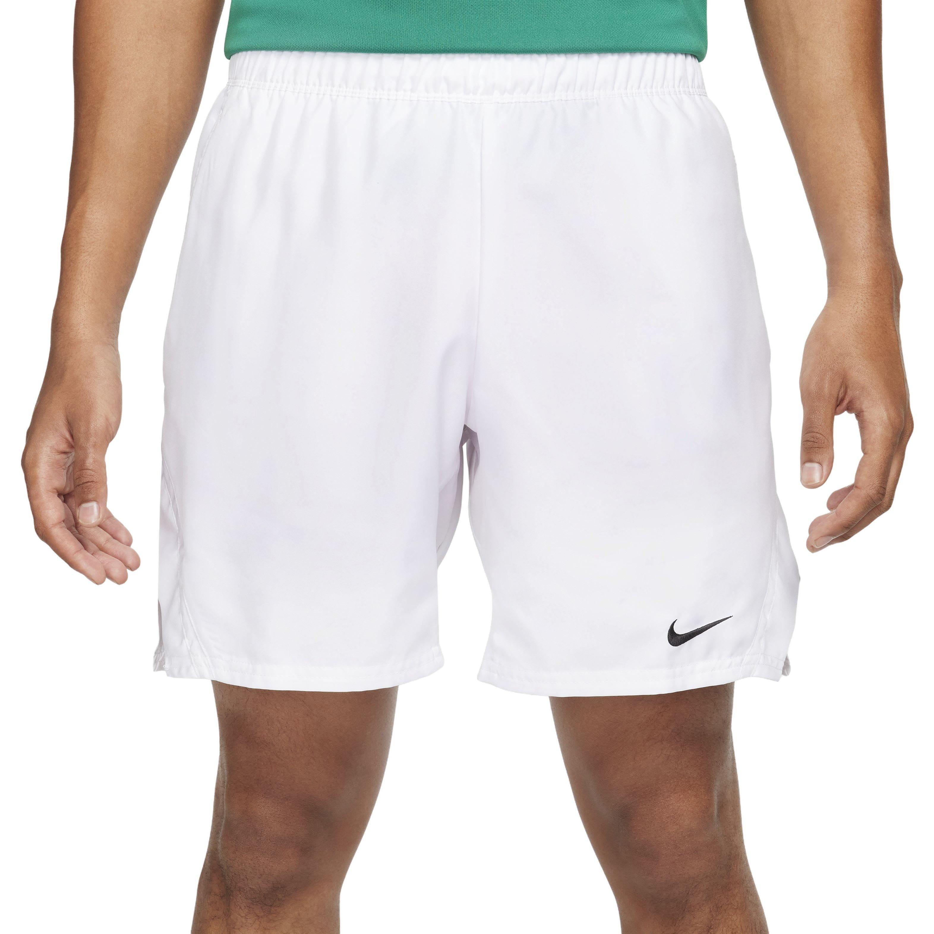 NikeCourt Men's Victory Dri-FIT 7" Tennis Shorts - WHITE Thumbnail View 1