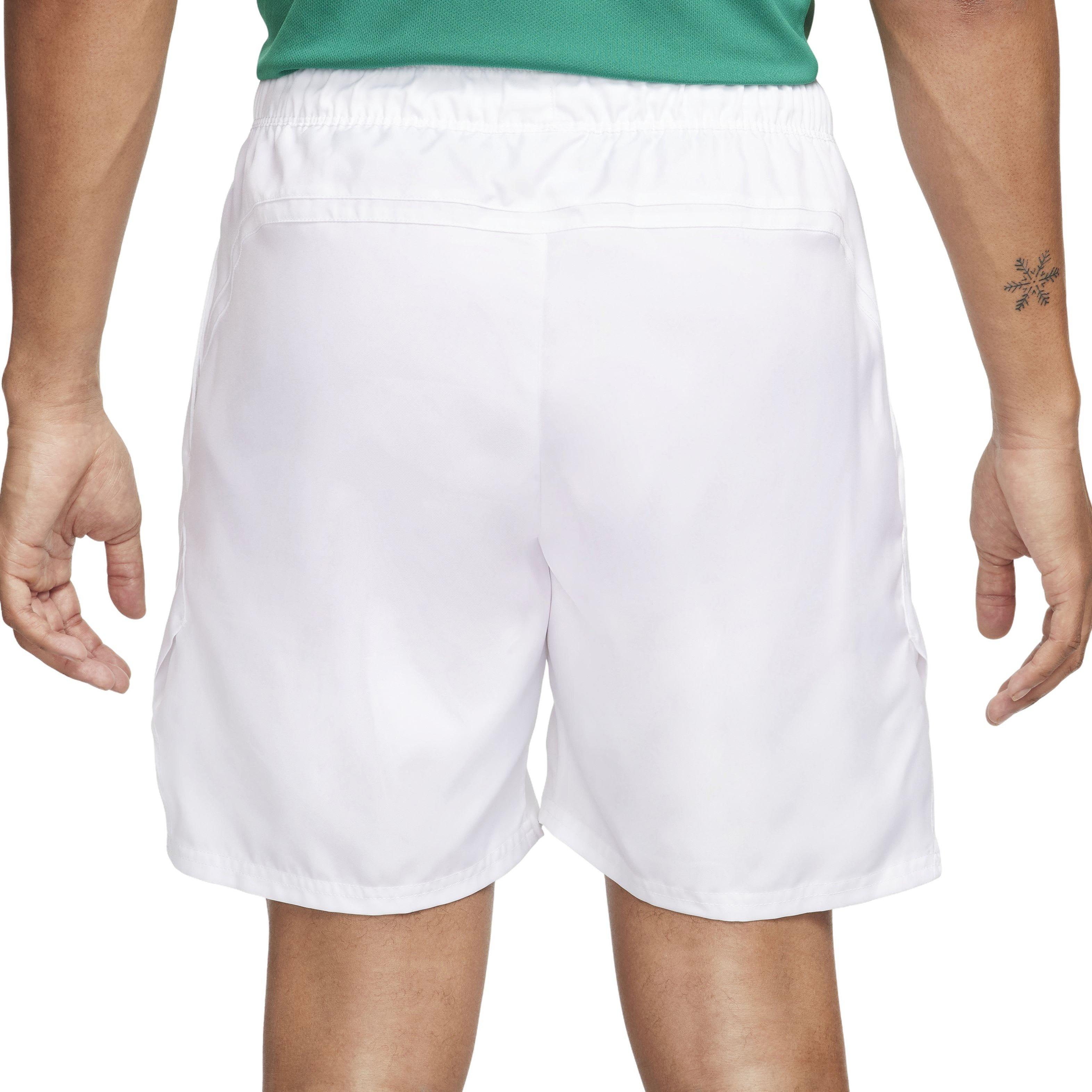 NikeCourt Men's Victory Dri-FIT 7" Tennis Shorts - WHITE Thumbnail View 2