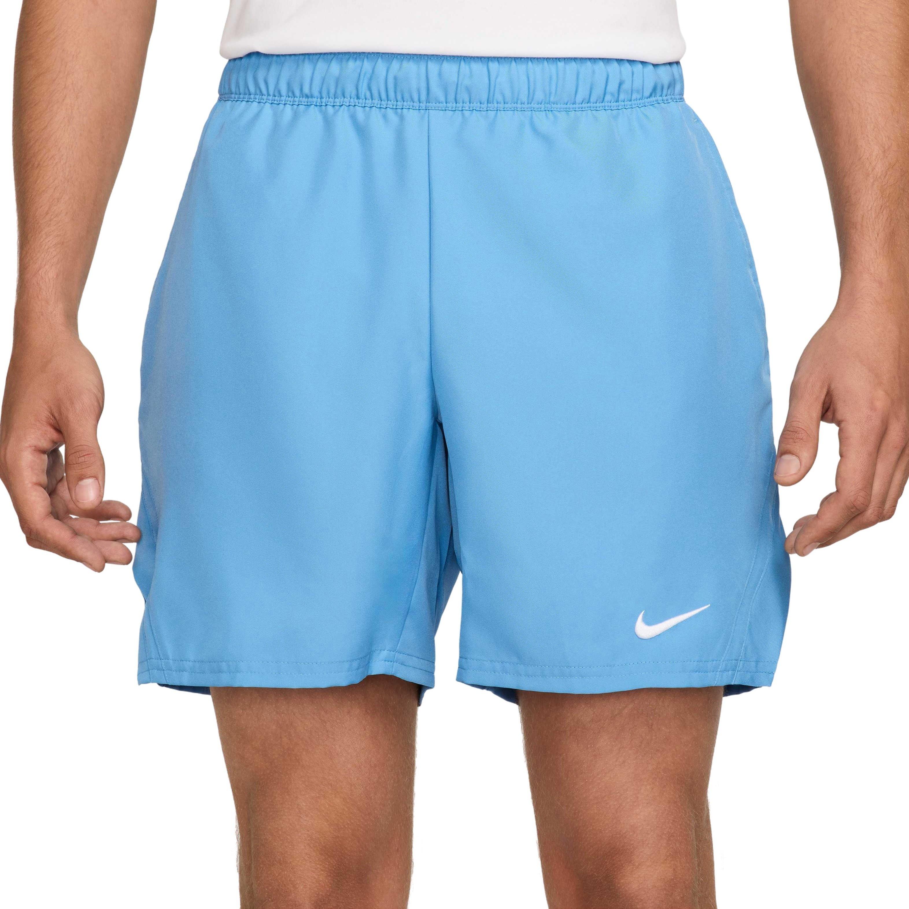 NikeCourt Men's Victory Dri-FIT 7" Tennis Shorts - BLUE Thumbnail View 1
