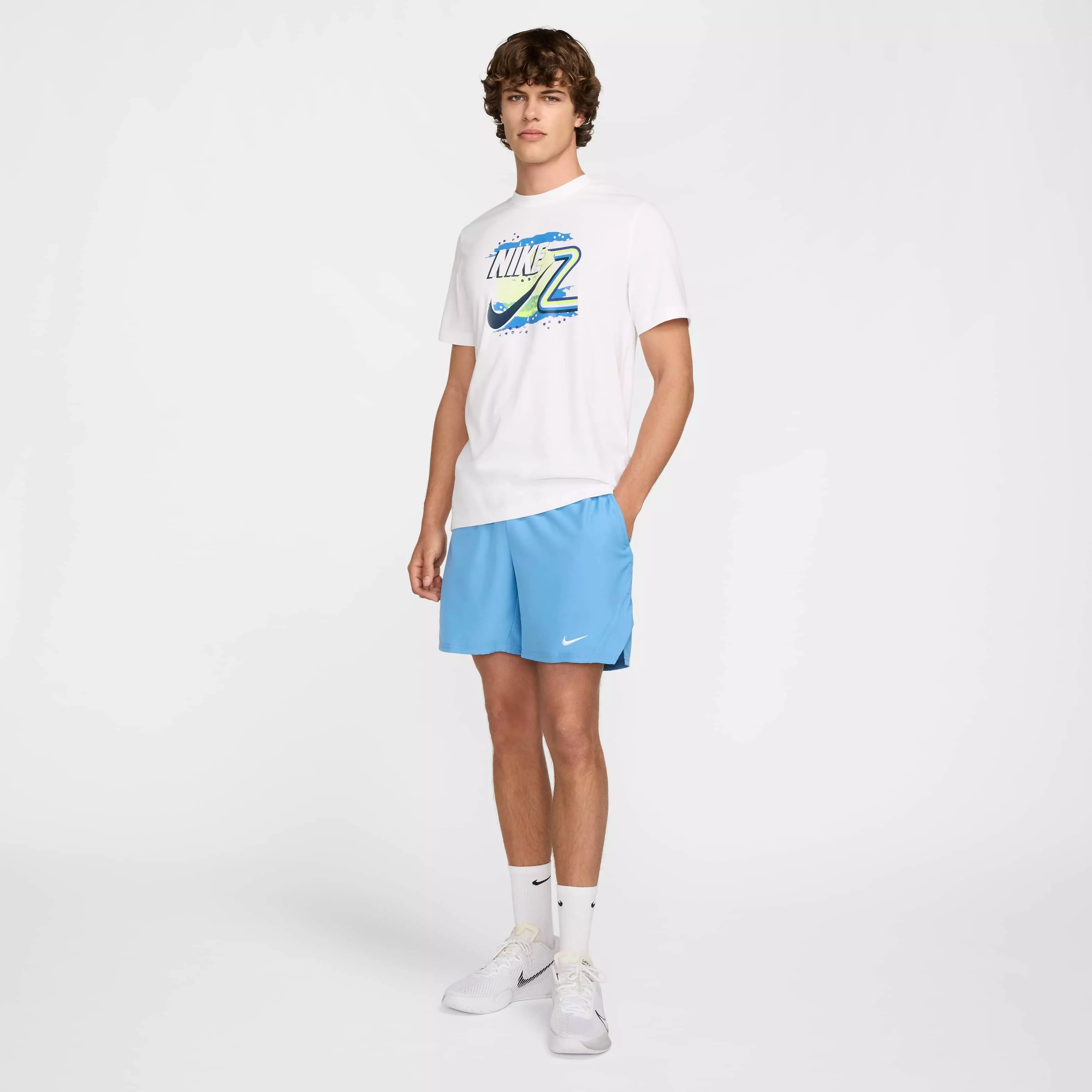 NikeCourt Men's Victory Dri-FIT 7" Tennis Shorts - BLUE
