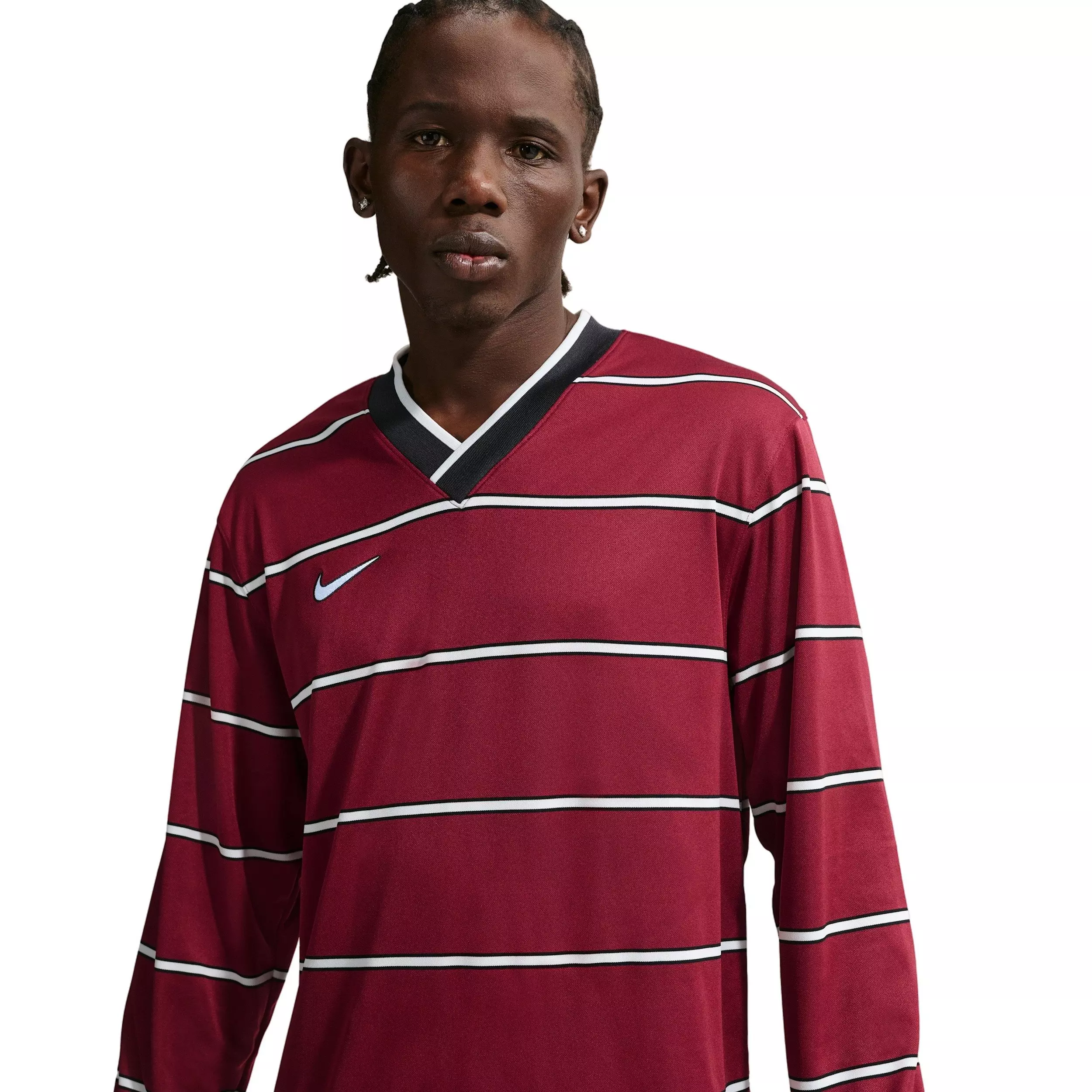 Nike Men's Energy Dri-FIT Soccer Long Sleeve Top - RED