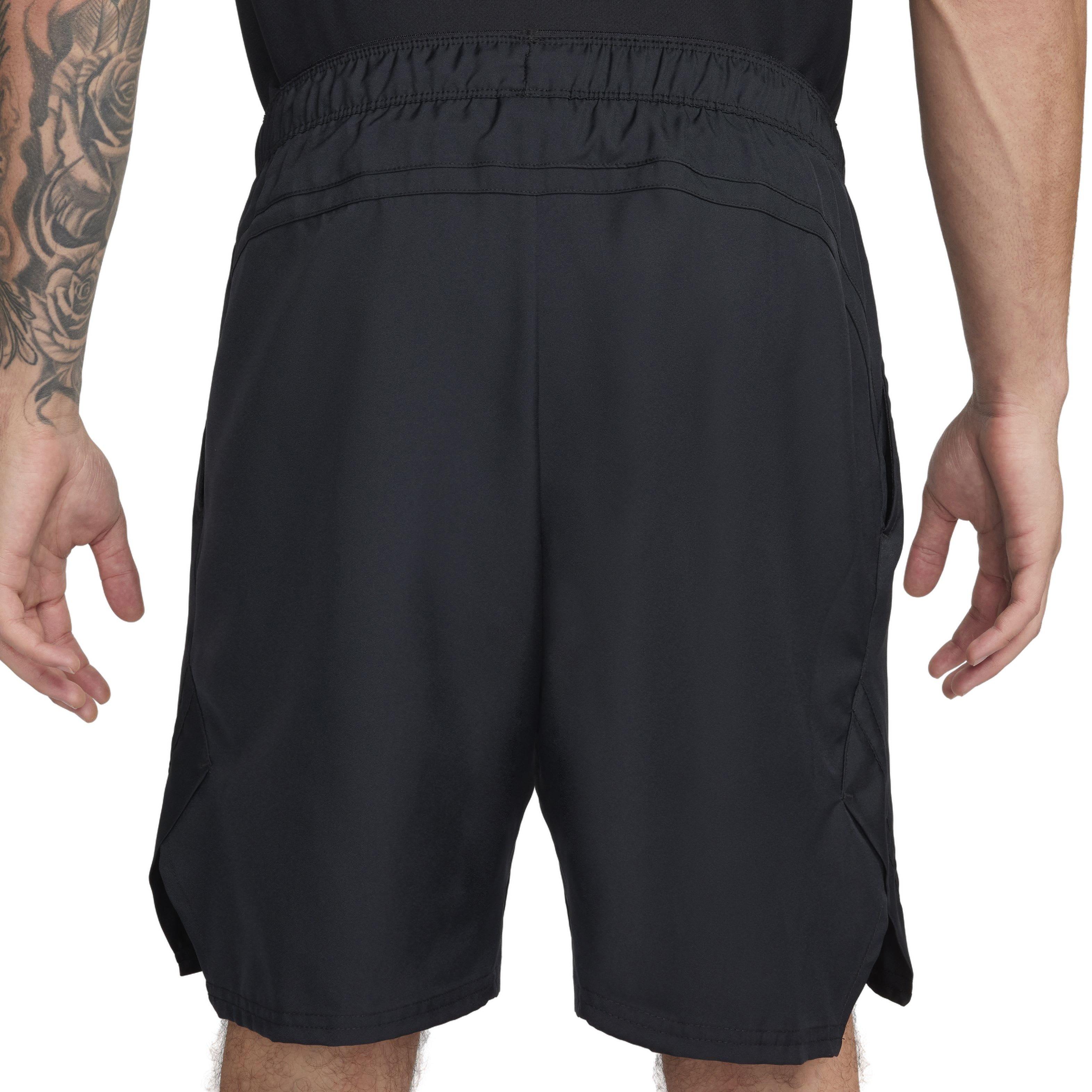 NikeCourt Men's Victory Dri-FIT 9" Tennis Shorts - BLACK Thumbnail View 2