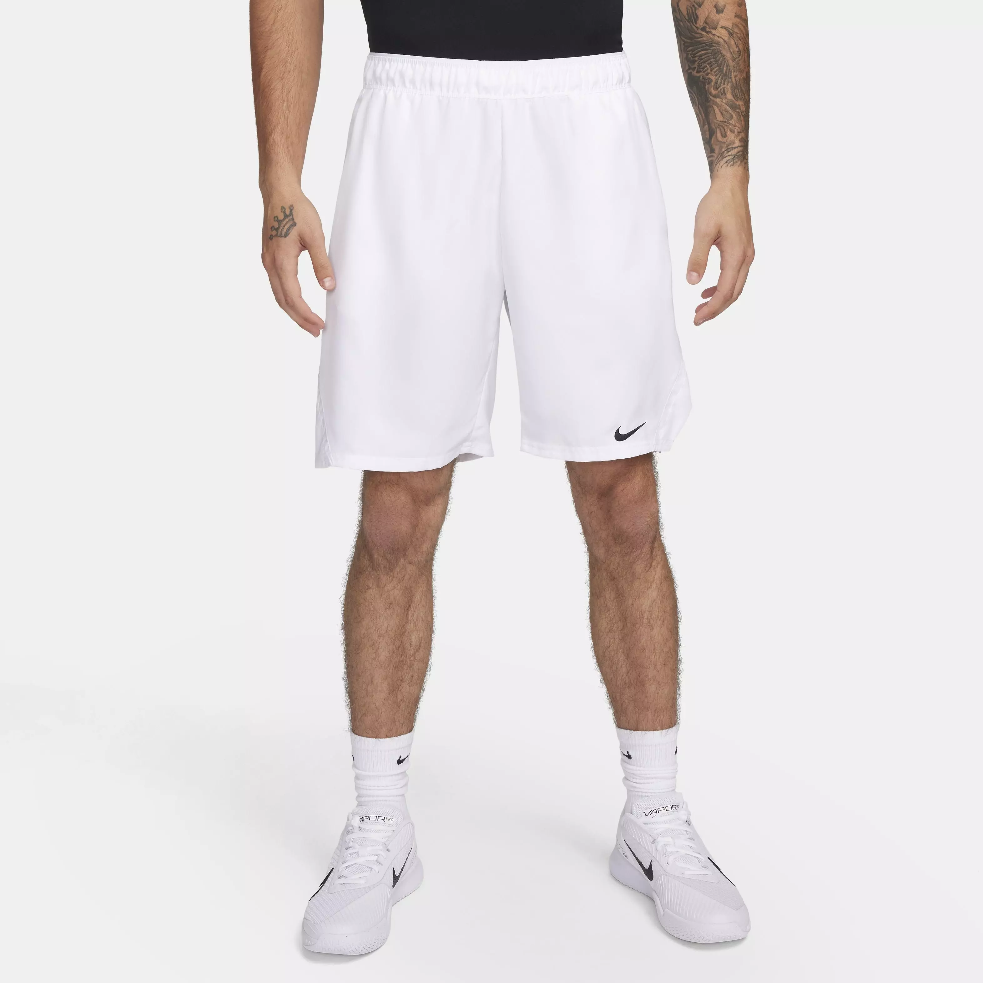 NikeCourt Men's Victory Dri-FIT 9" Tennis Shorts - WHITE