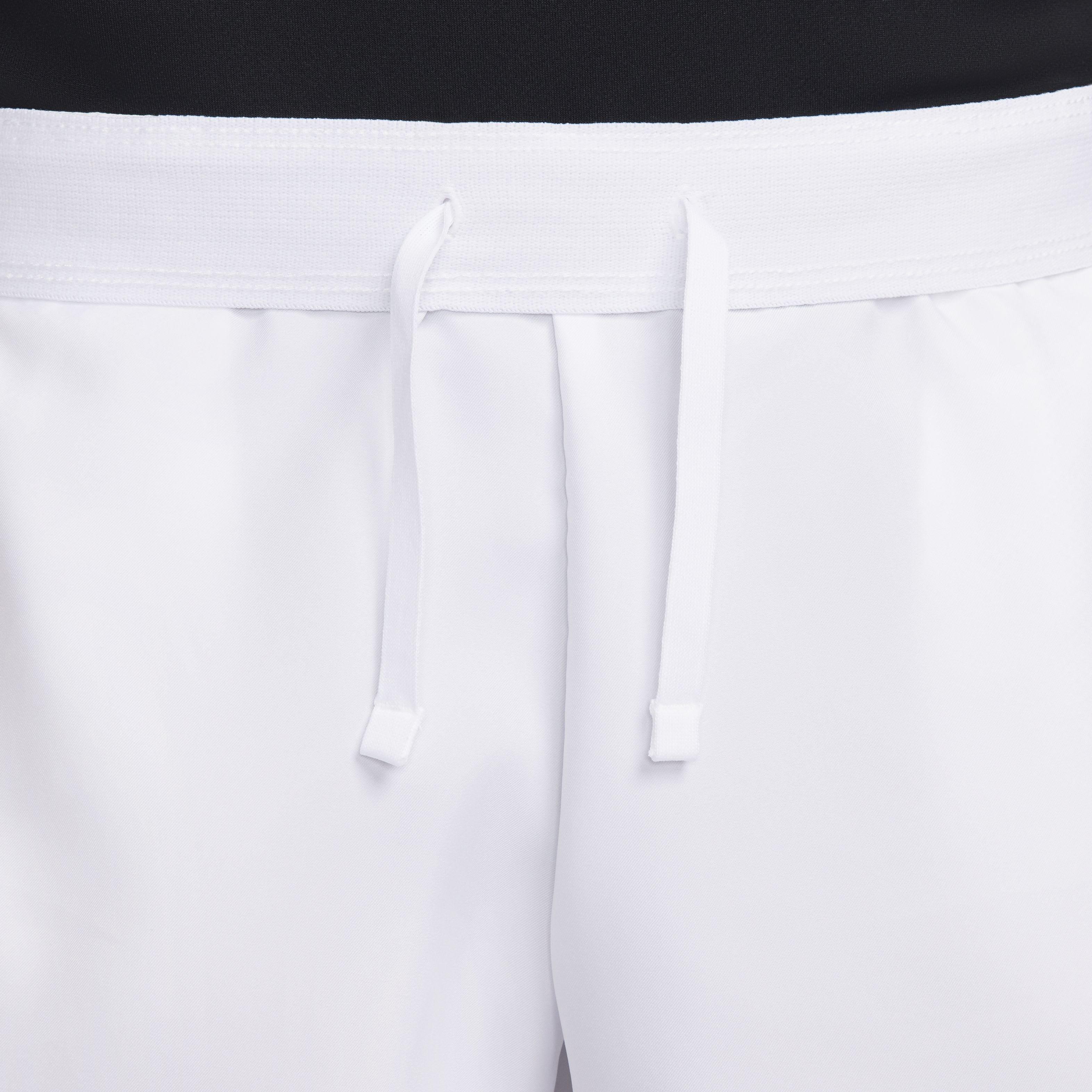 NikeCourt Men's Victory Dri-FIT 9" Tennis Shorts - WHITE Thumbnail View 4