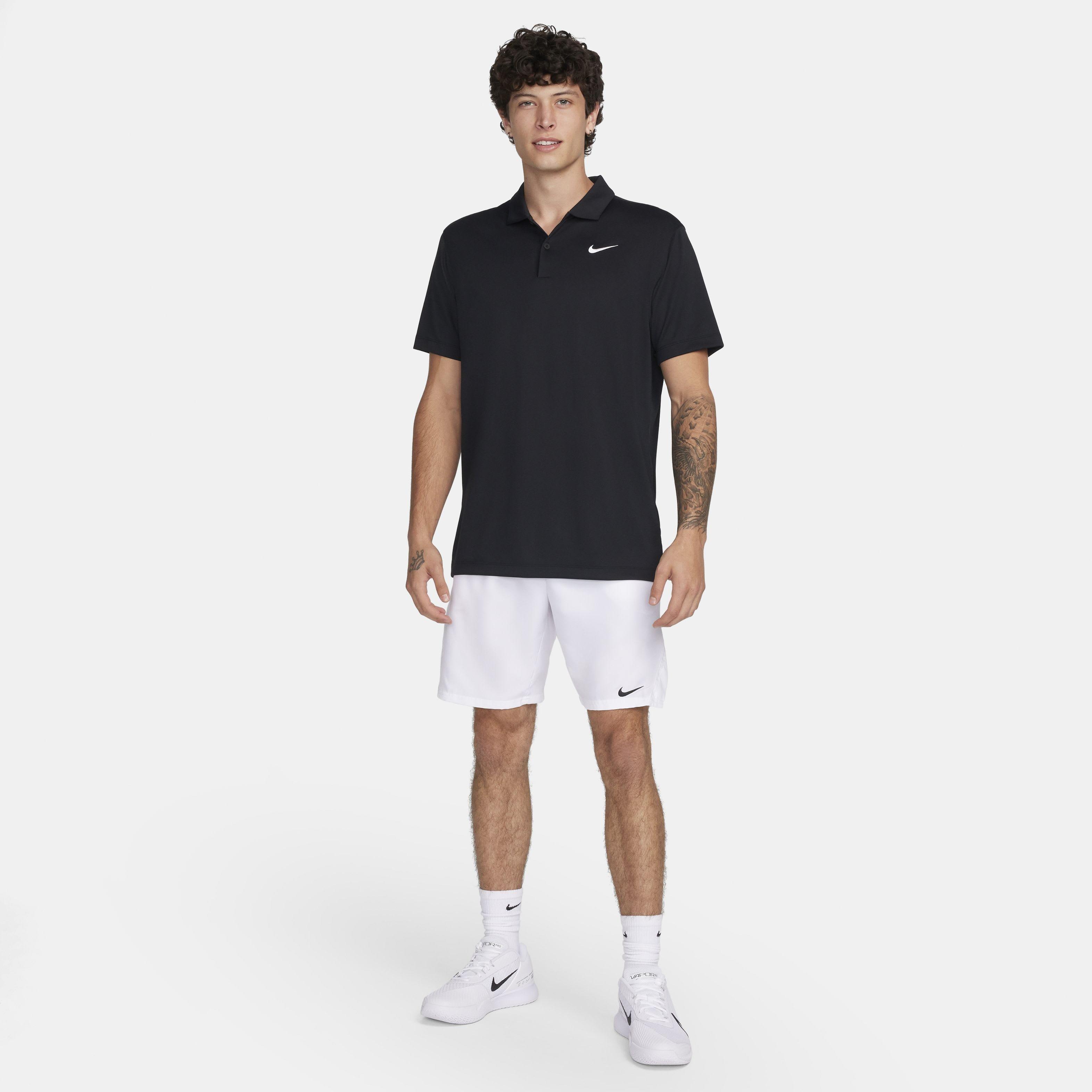 NikeCourt Men's Victory Dri-FIT 9" Tennis Shorts - WHITE Thumbnail View 7