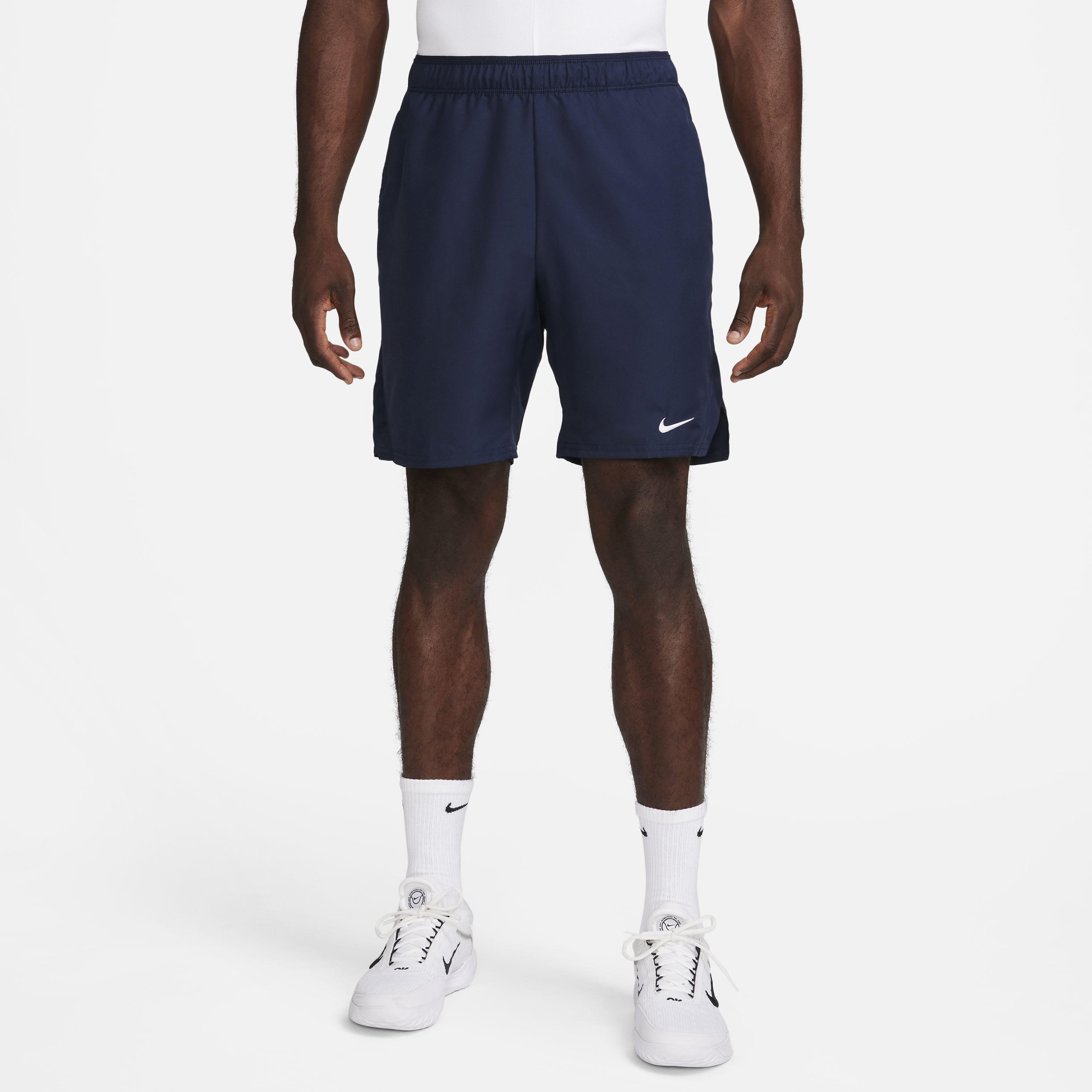 NikeCourt Men's Victory Dri-FIT 9" Tennis Shorts - DK BLUE Thumbnail View 3