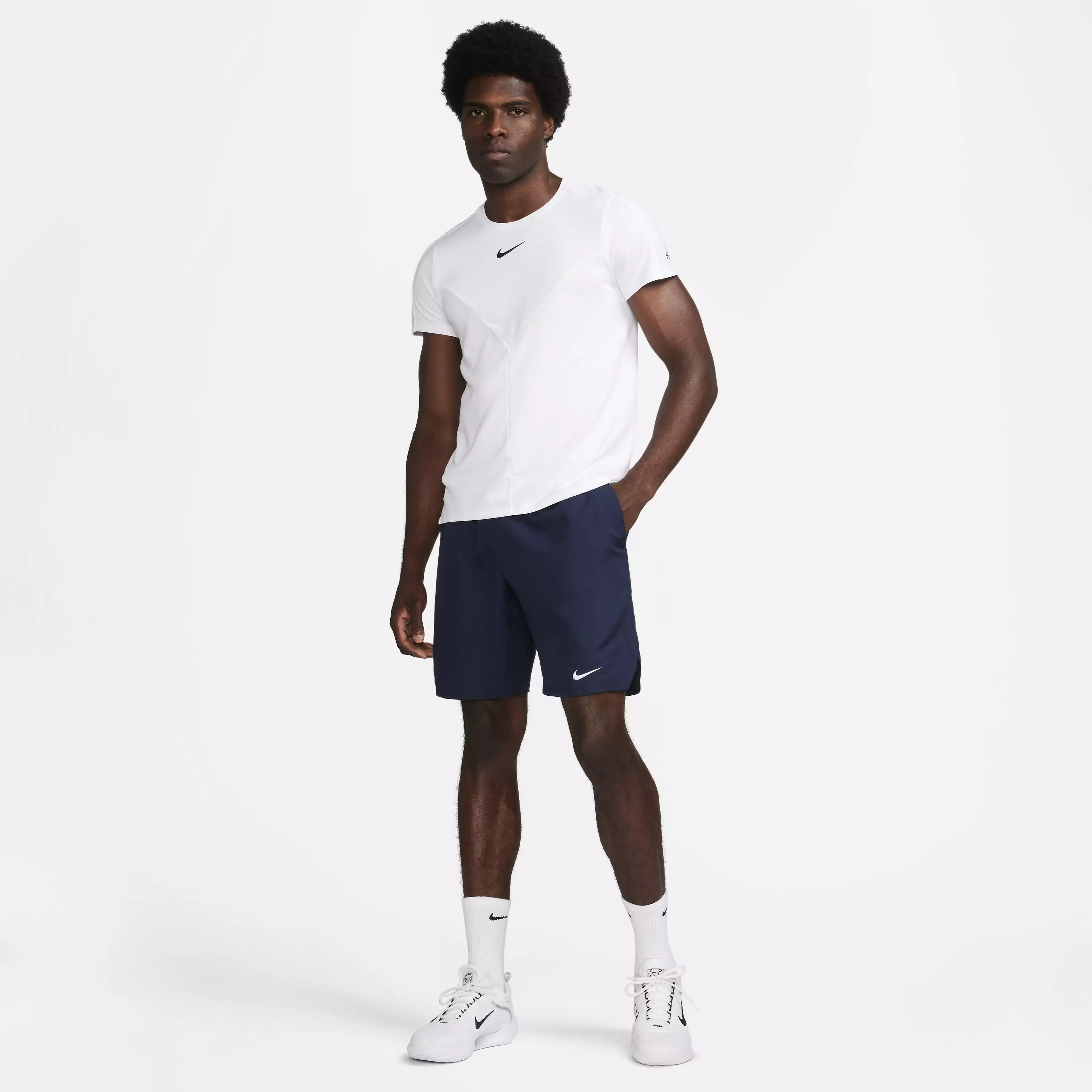 NikeCourt Men's Victory Dri-FIT 9" Tennis Shorts - DK BLUE