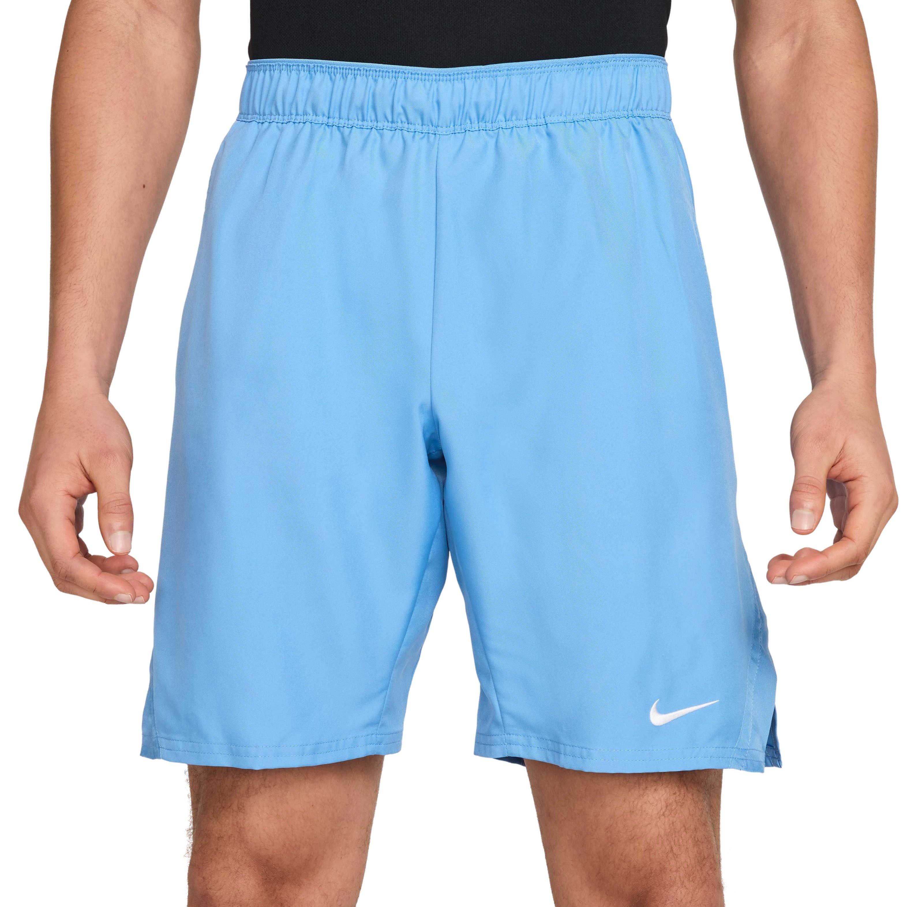NikeCourt Men's Victory Dri-FIT 9" Tennis Shorts - BLUE Thumbnail View 1