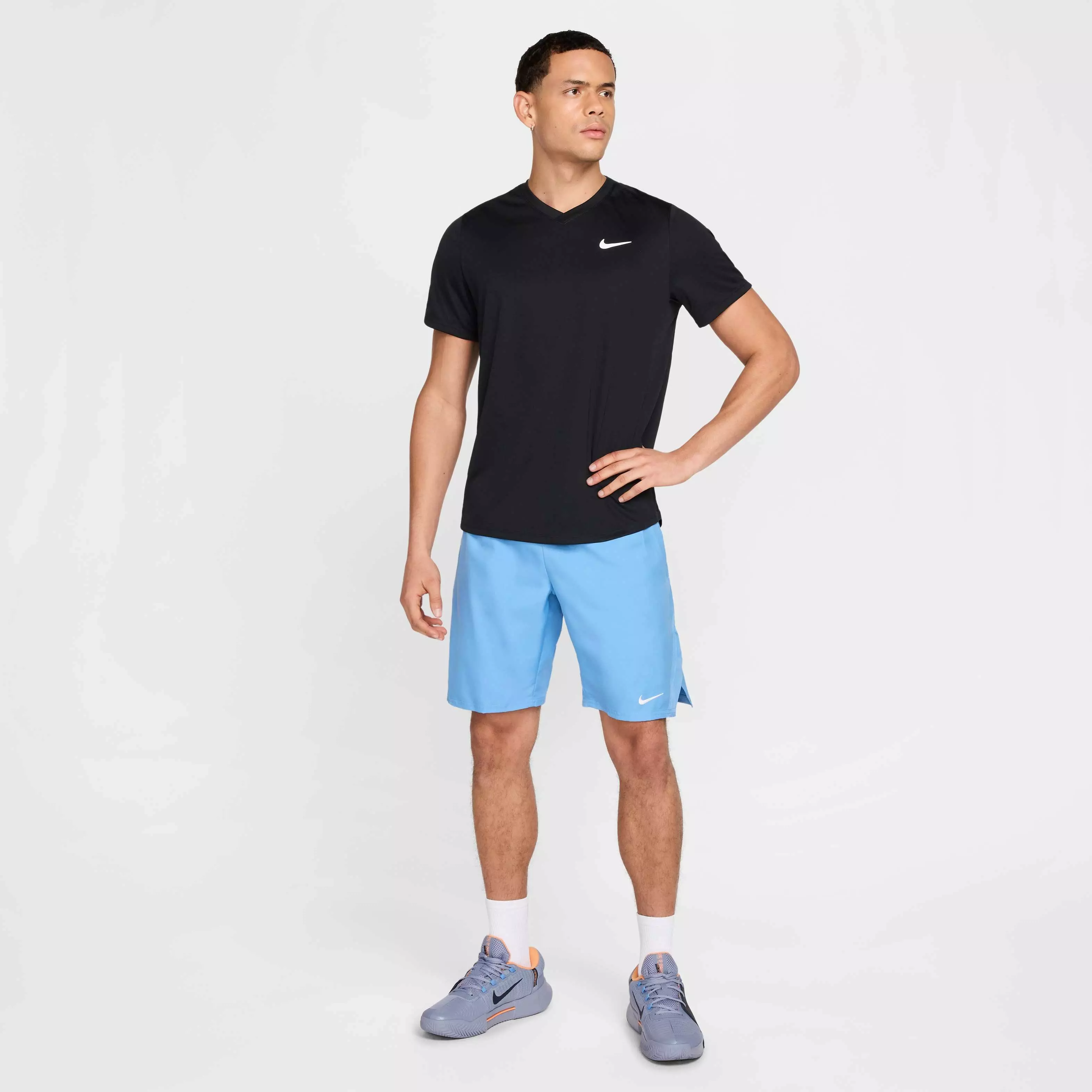 NikeCourt Men's Victory Dri-FIT 9" Tennis Shorts - BLUE