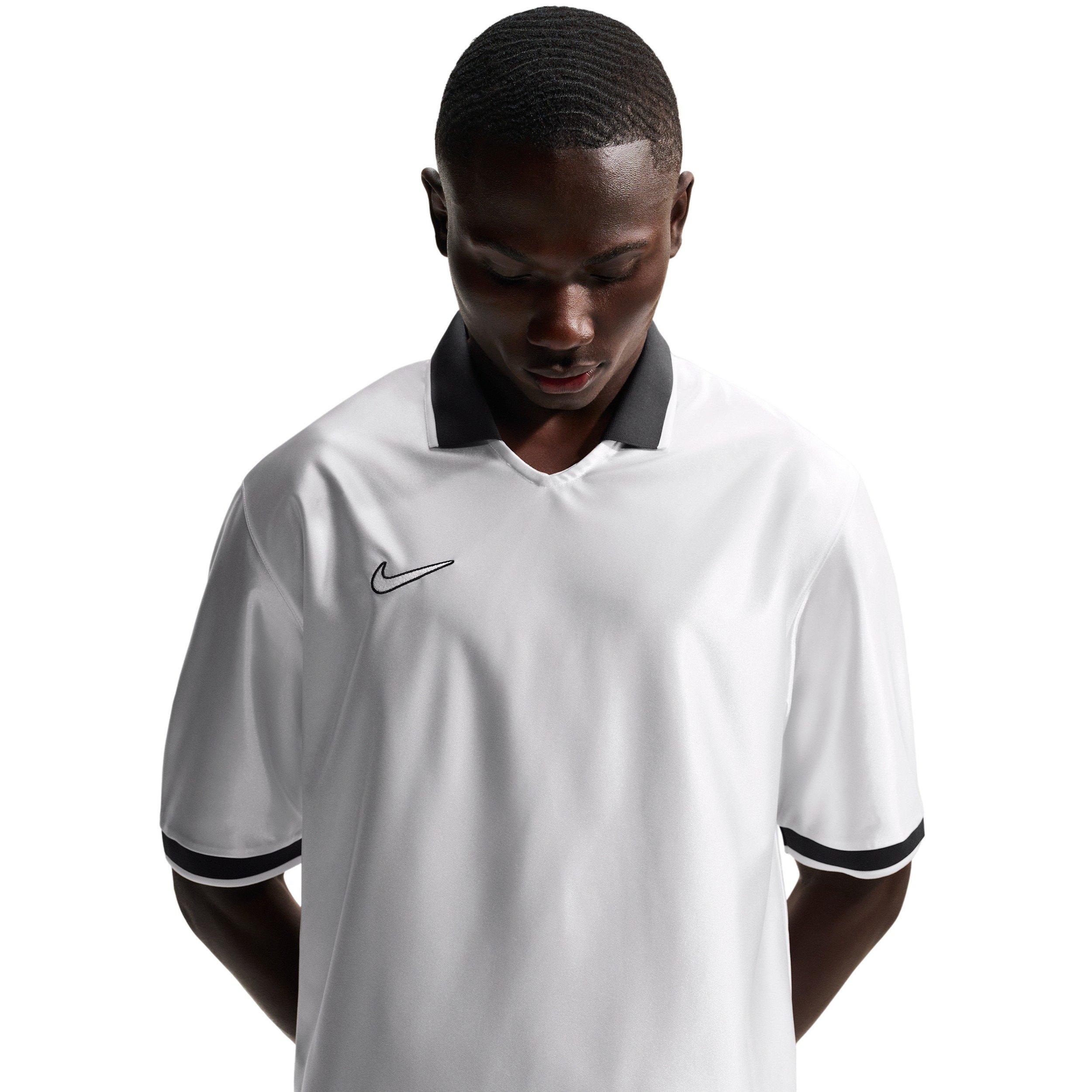 Nike Men's Energy Dri-FIT Short Sleeve Soccer Top - WHITE Thumbnail View 3