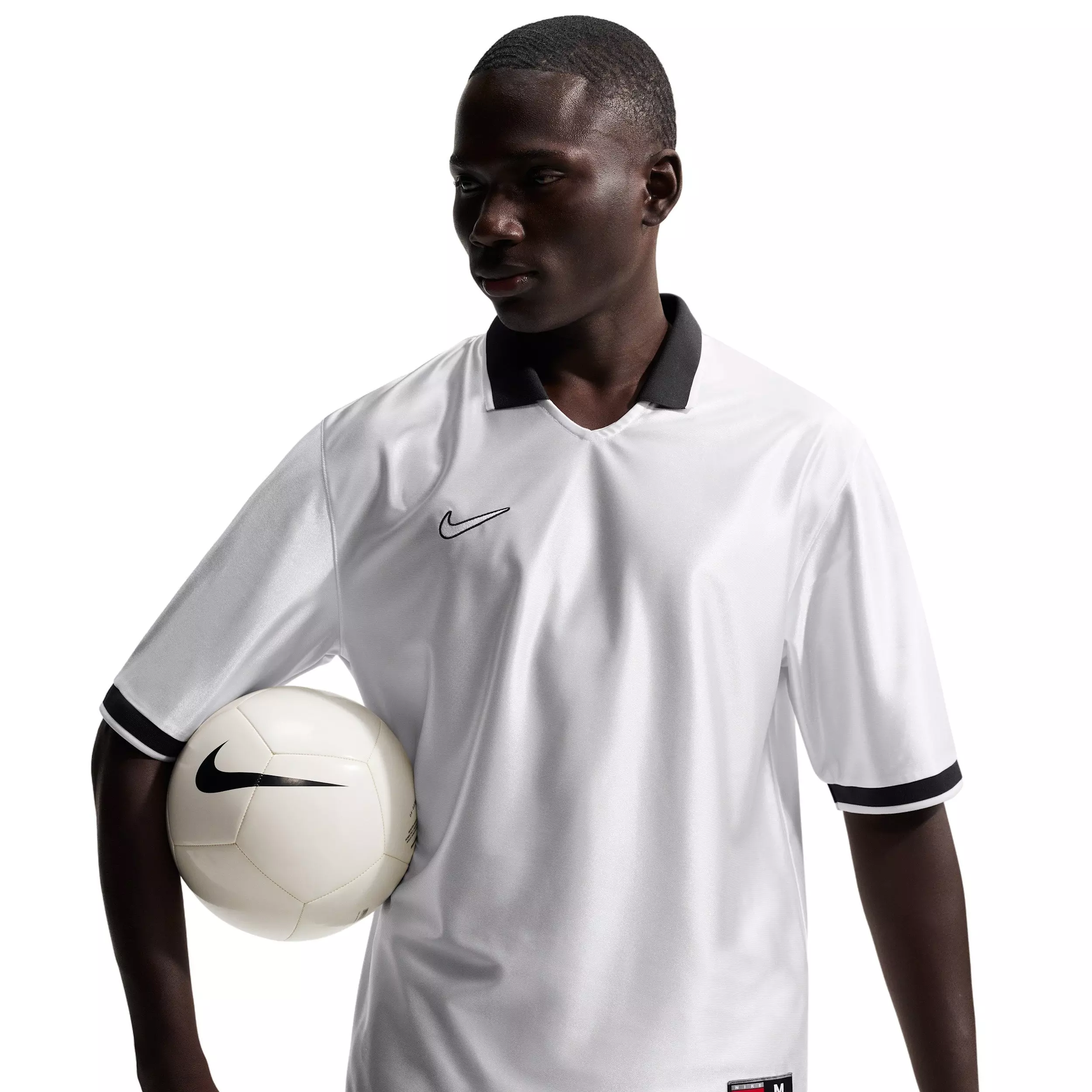 Nike Men's Energy Dri-FIT Short Sleeve Soccer Top - WHITE
