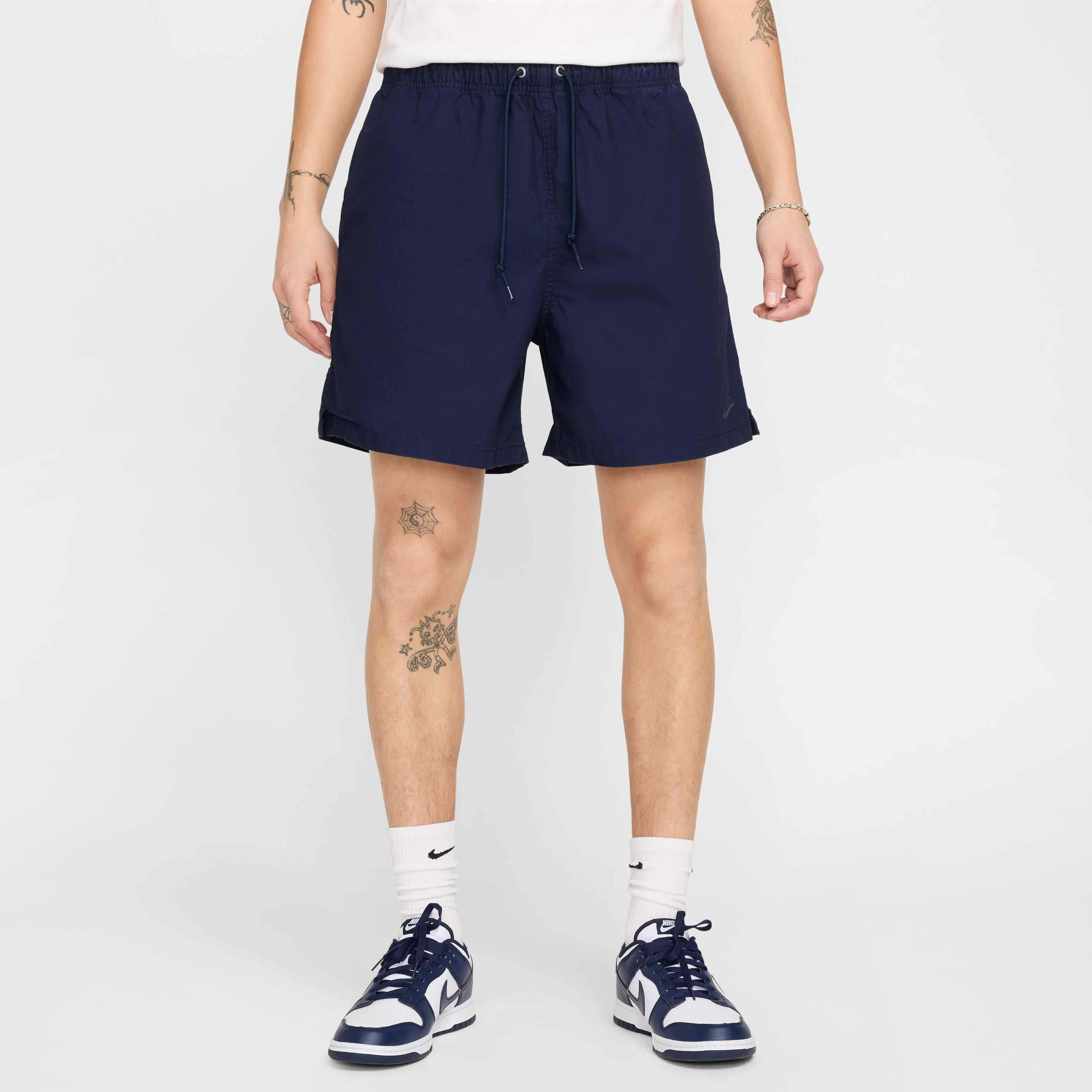 Nike Men's Club Flow Woven Shorts - DK BLUE Thumbnail View 3