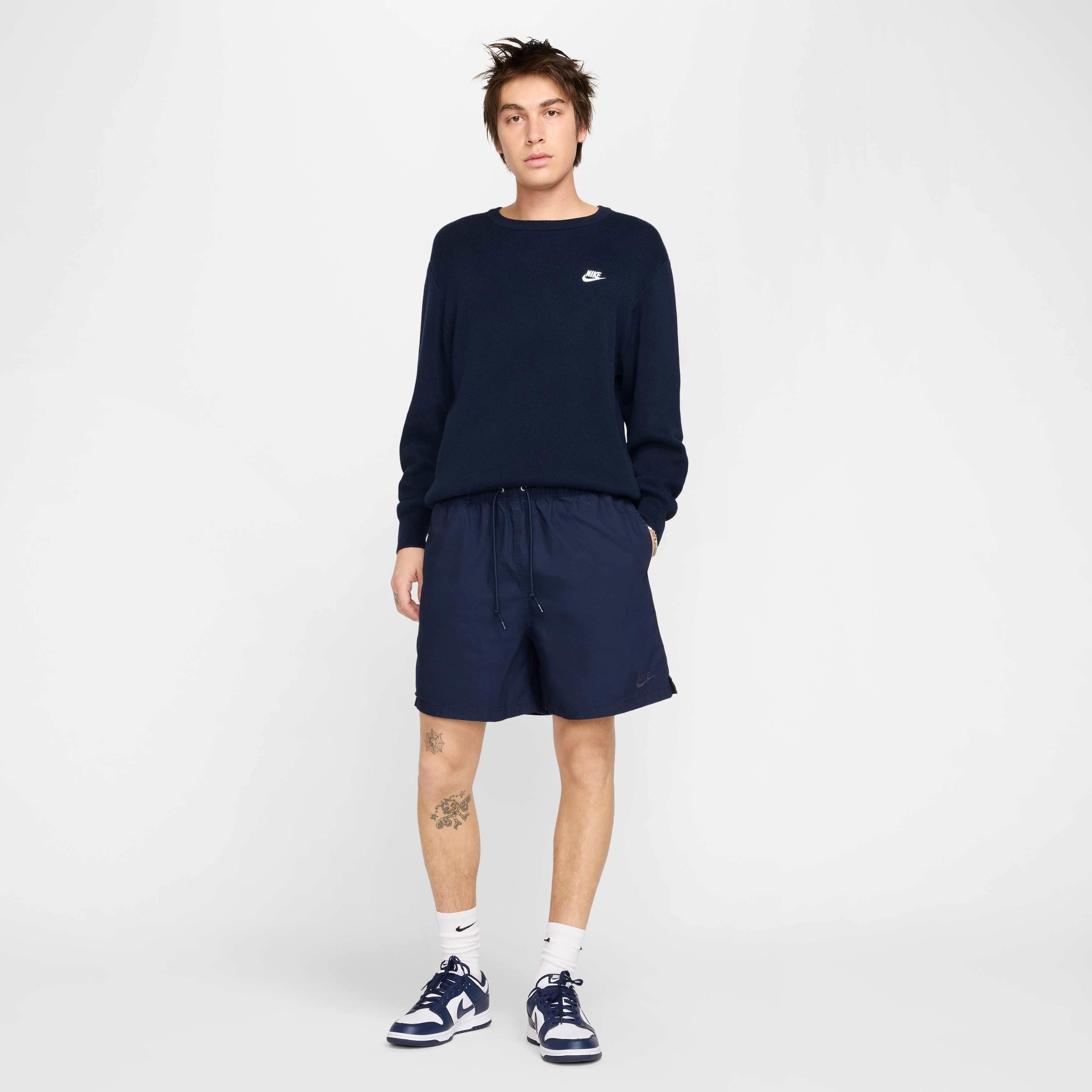 Nike Men's Club Flow Woven Shorts - DK BLUE Thumbnail View 7