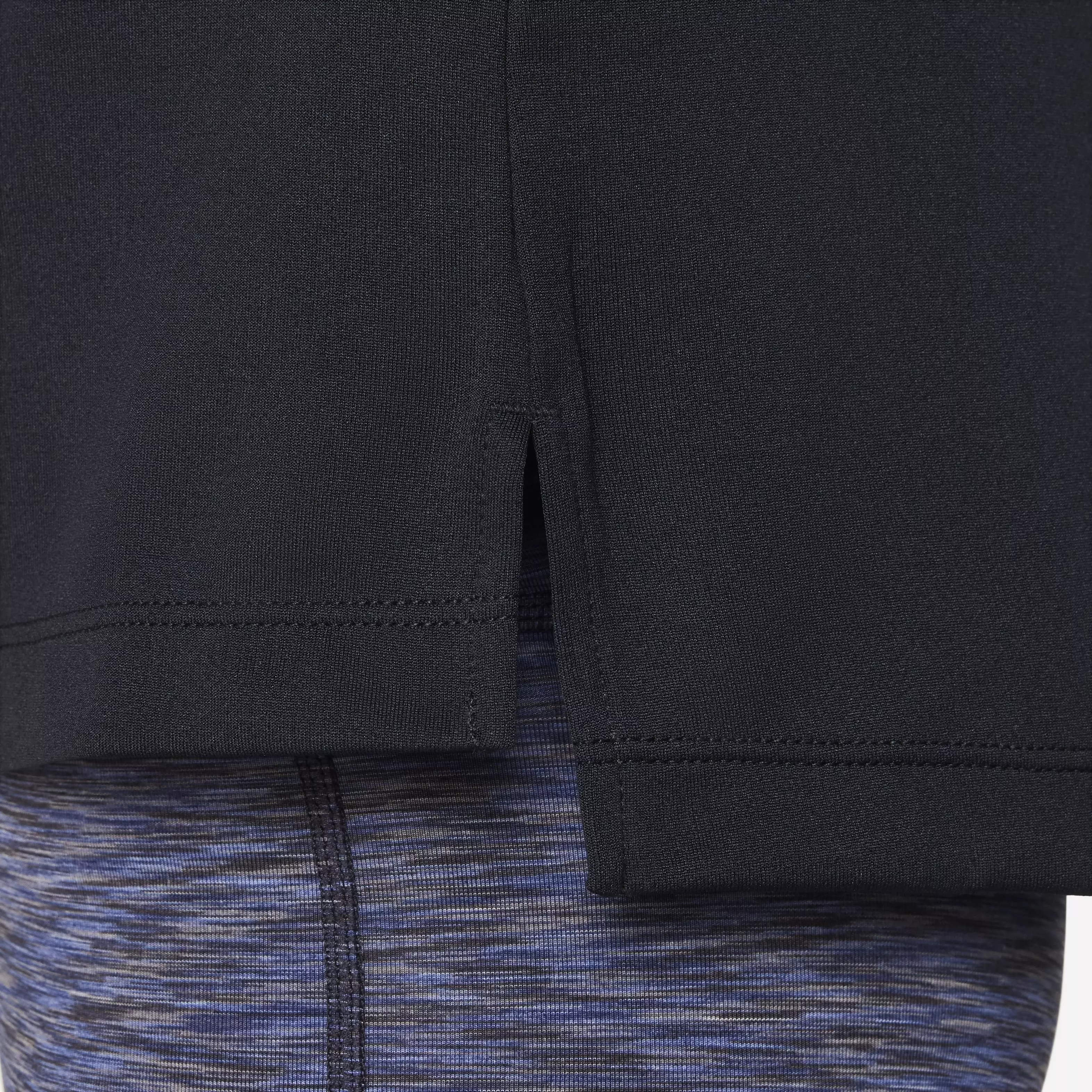 Nike Big Girls' Dri-FIT Long-Sleeve 1/2-Zip Top -  Black - BLACK