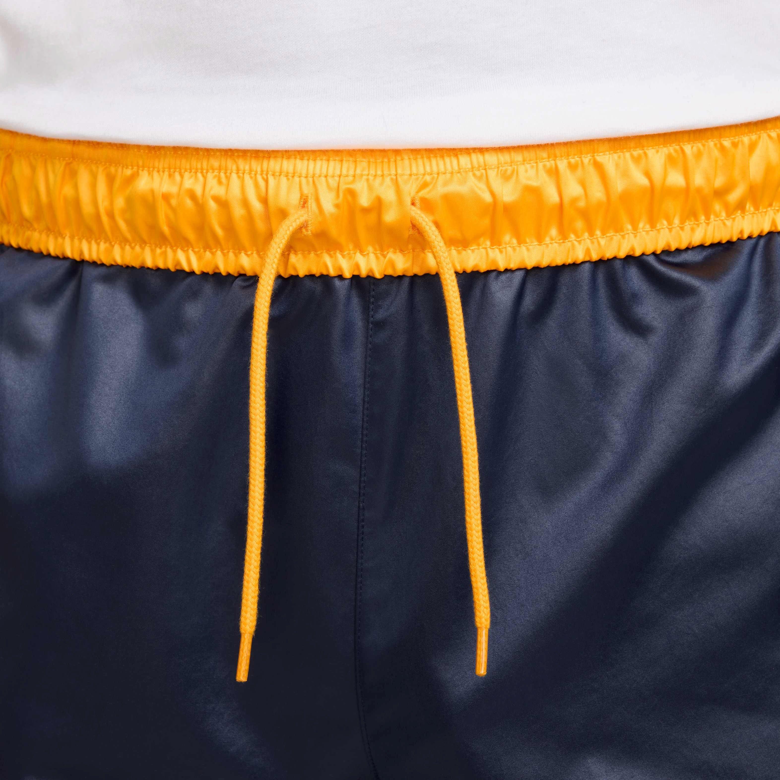 Nike​ Men's Sportswear Club ​Flow Football Shorts - BLUE Thumbnail View 4