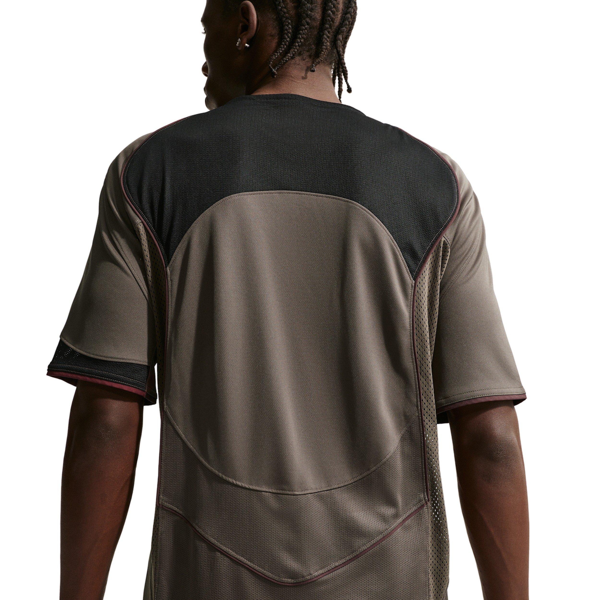 Nike Men's Total 90 Dri-FIT Short Sleeve Soccer Top - BROWN Thumbnail View 2