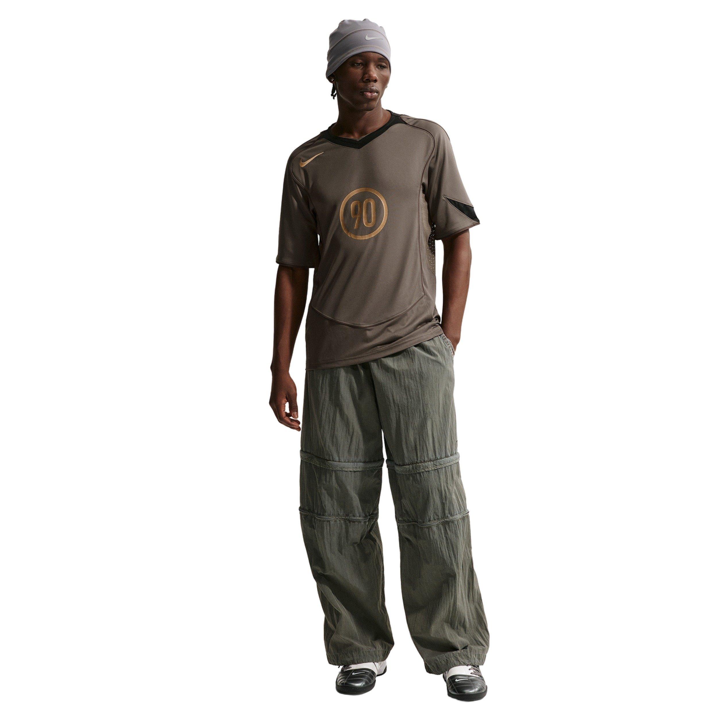 Nike Men's Total 90 Dri-FIT Short Sleeve Soccer Top - BROWN Thumbnail View 4