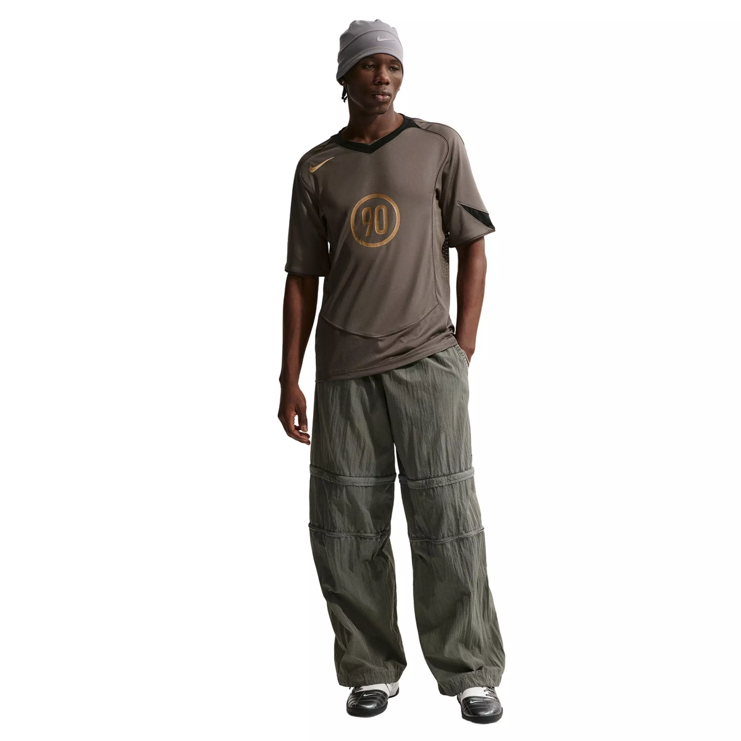 Nike Men's Total 90 Dri-FIT Short Sleeve Soccer Top - BROWN