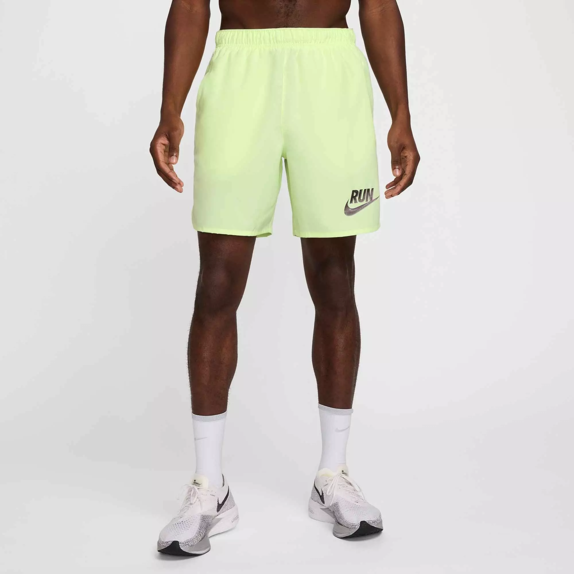 Nike Men's Challenger Run Energy Dri-FIT 7" Unlined Running Shorts - VOLT