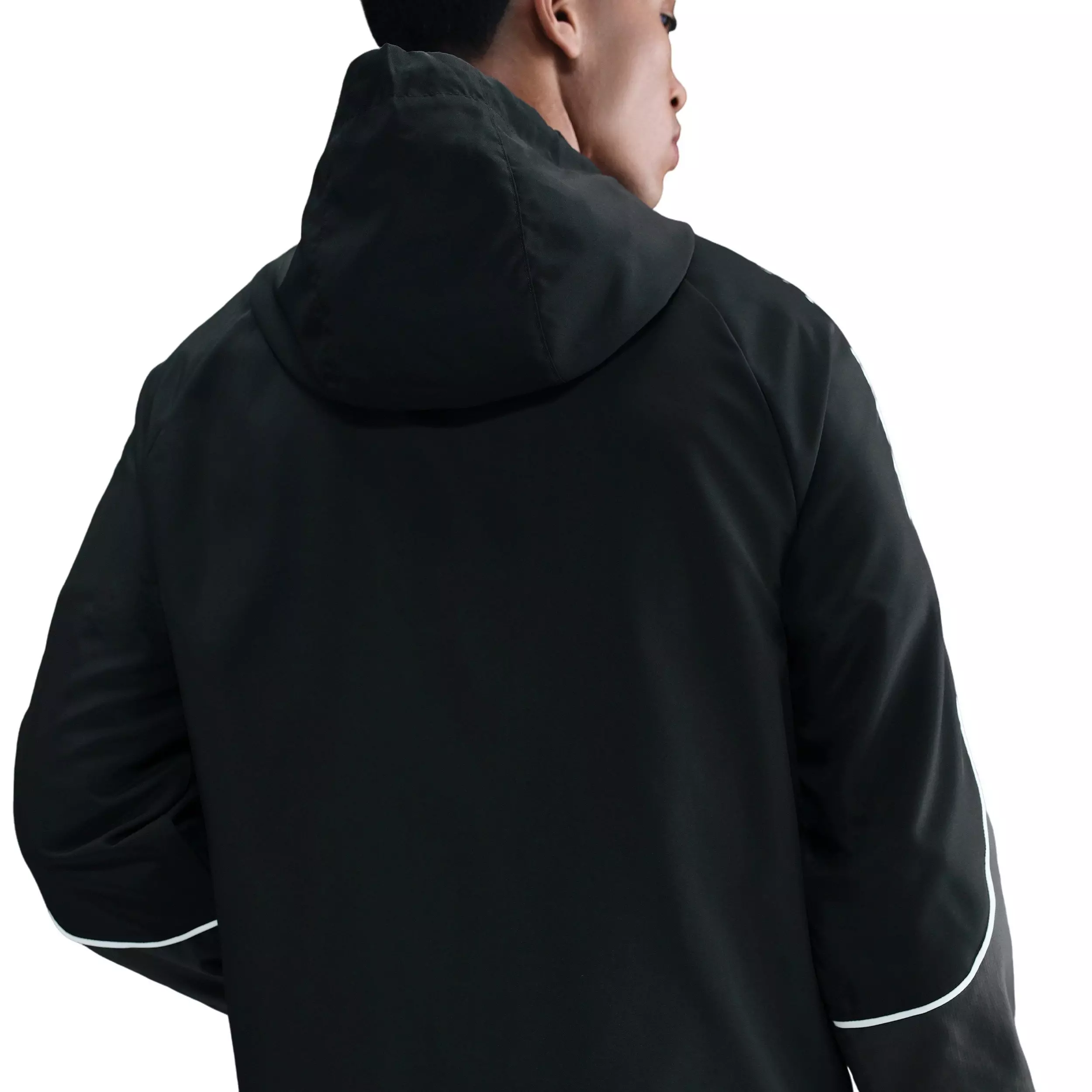 Nike Men's Academy+ Repel Soccer Woven Jacket - Black - BLACK
