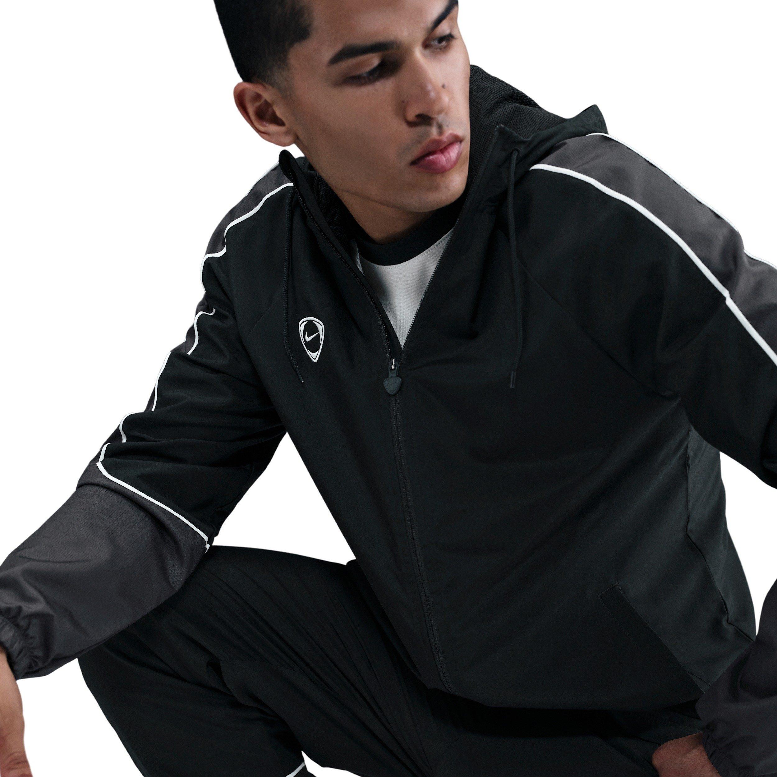 Nike Men's Academy+ Repel Soccer Woven Jacket - Black - BLACK Thumbnail View 3