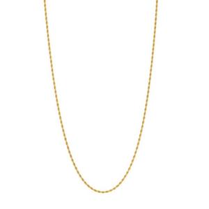 King Ice 3mm Rope Chain - Gold - GOLD