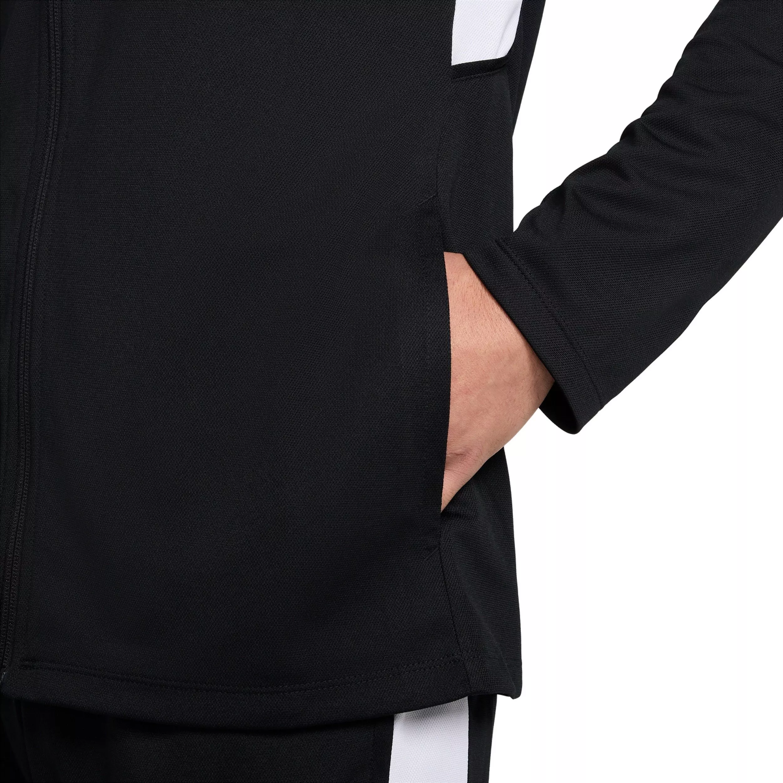 Nike Men's Academy Dri-FIT Soccer Tracksuit - Black/White - BLACK