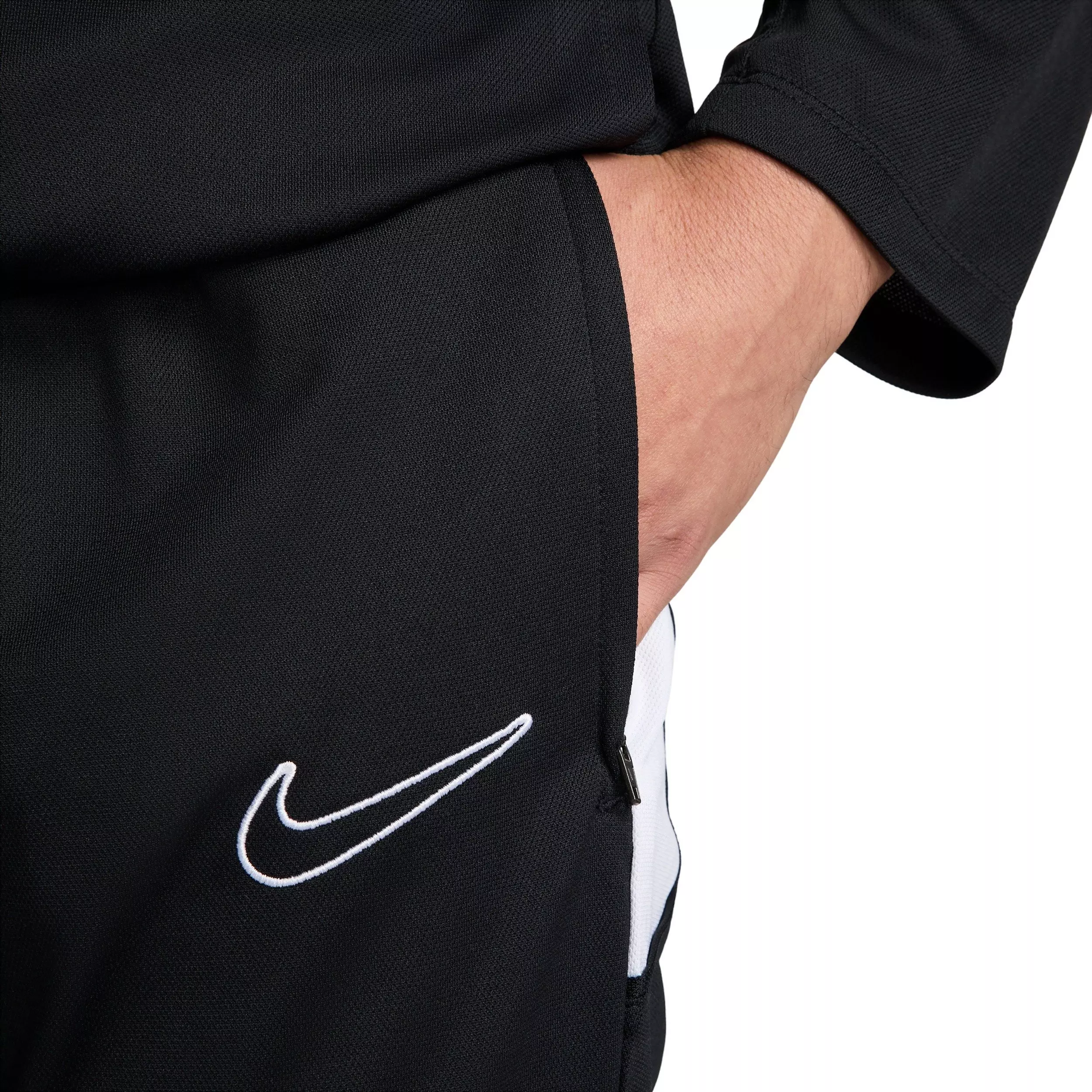 Nike Men's Academy Dri-FIT Soccer Tracksuit - Black/White - BLACK
