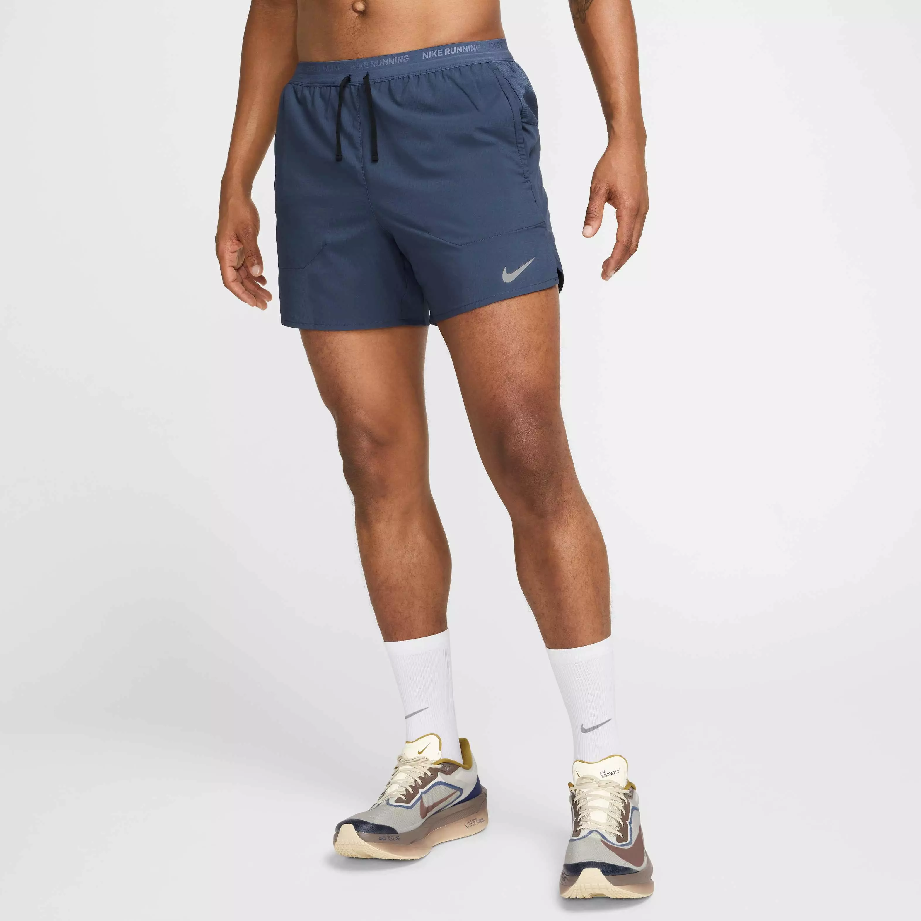 Nike Men's Stride Dri-FIT 5" Brief-Lined Running Shorts - Light Green - BLUE