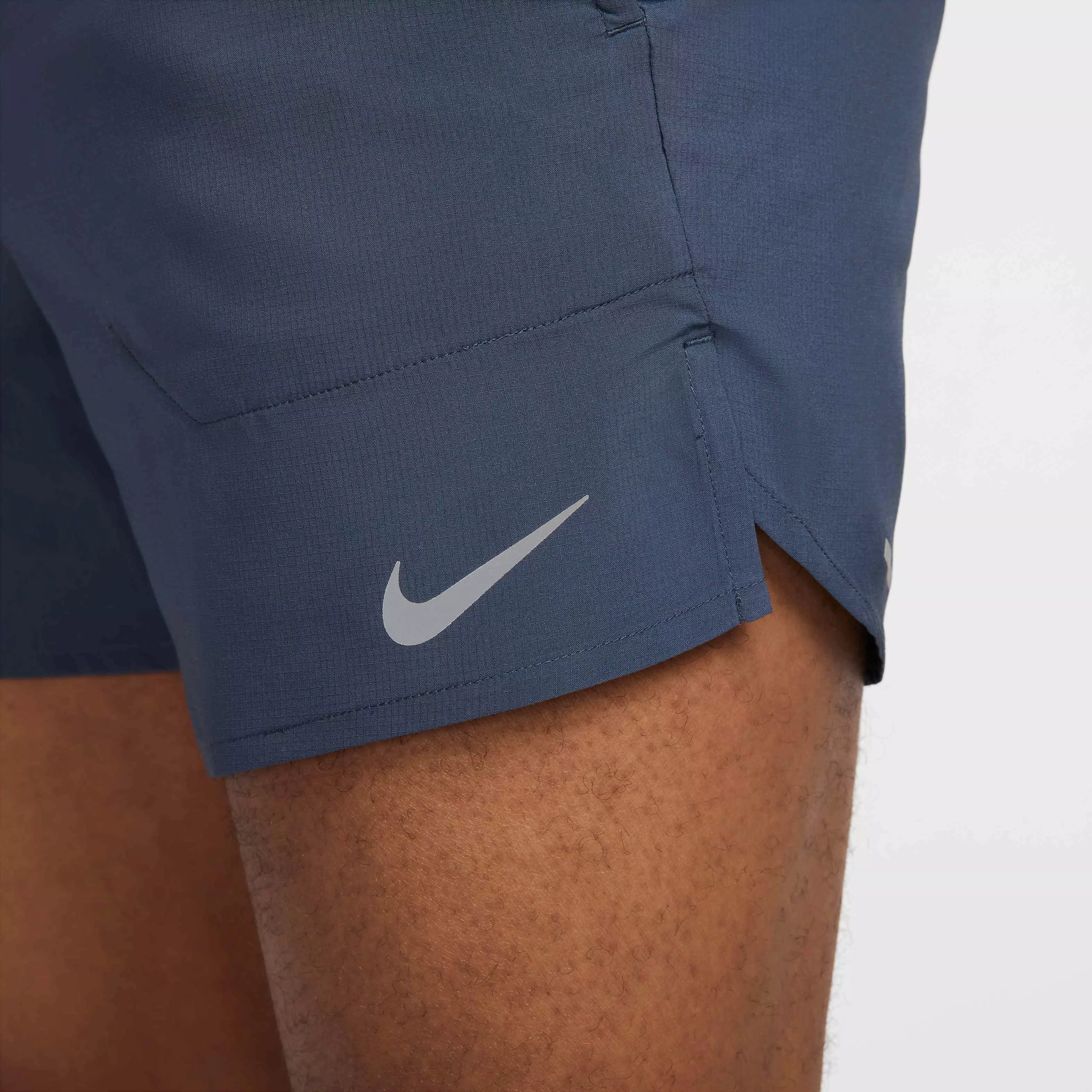 Nike Men's Stride Dri-FIT 5" Brief-Lined Running Shorts - BLUE