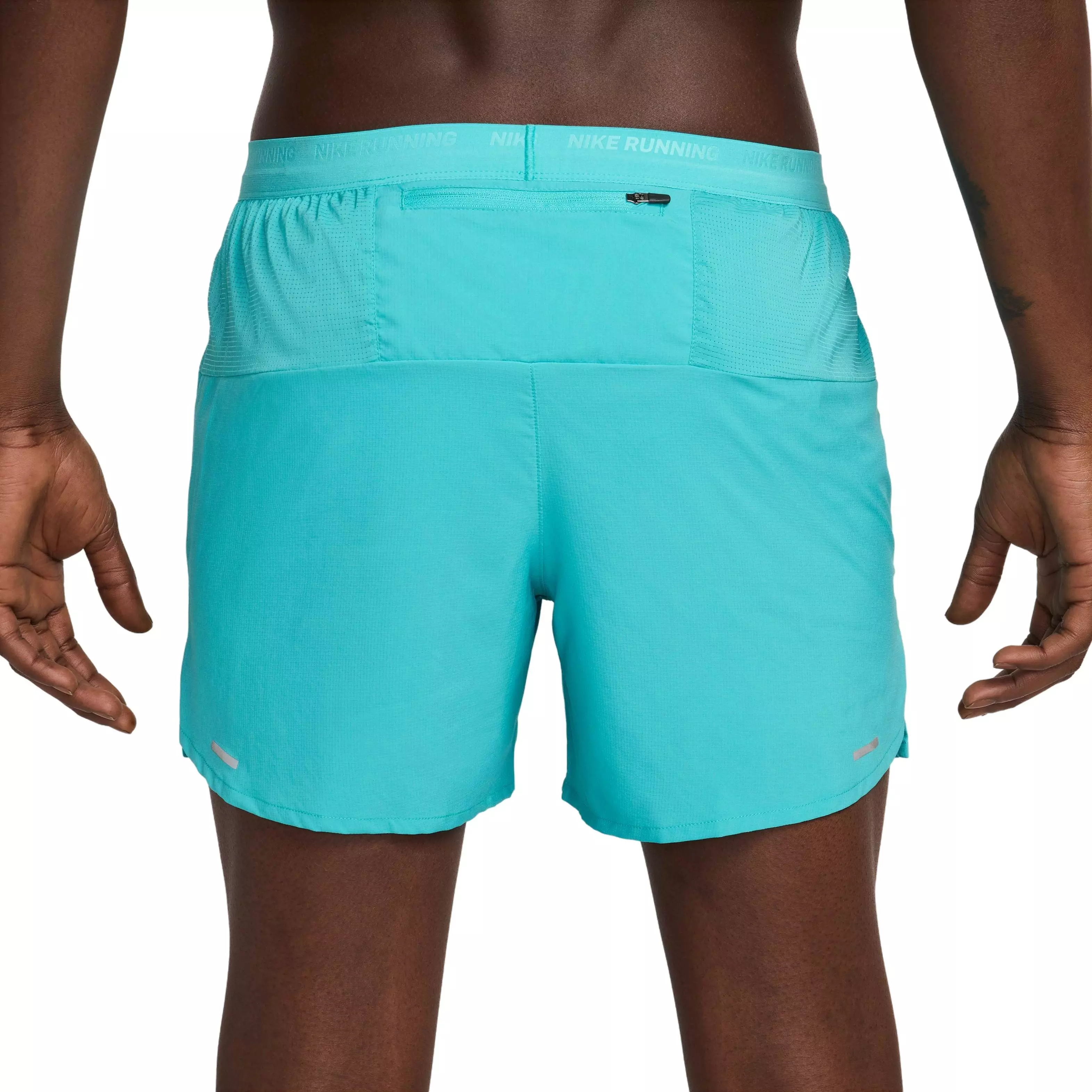 Nike Men's Stride Dri-FIT 5" Brief-Lined Running Shorts - Light Green - TURQUOISE 
