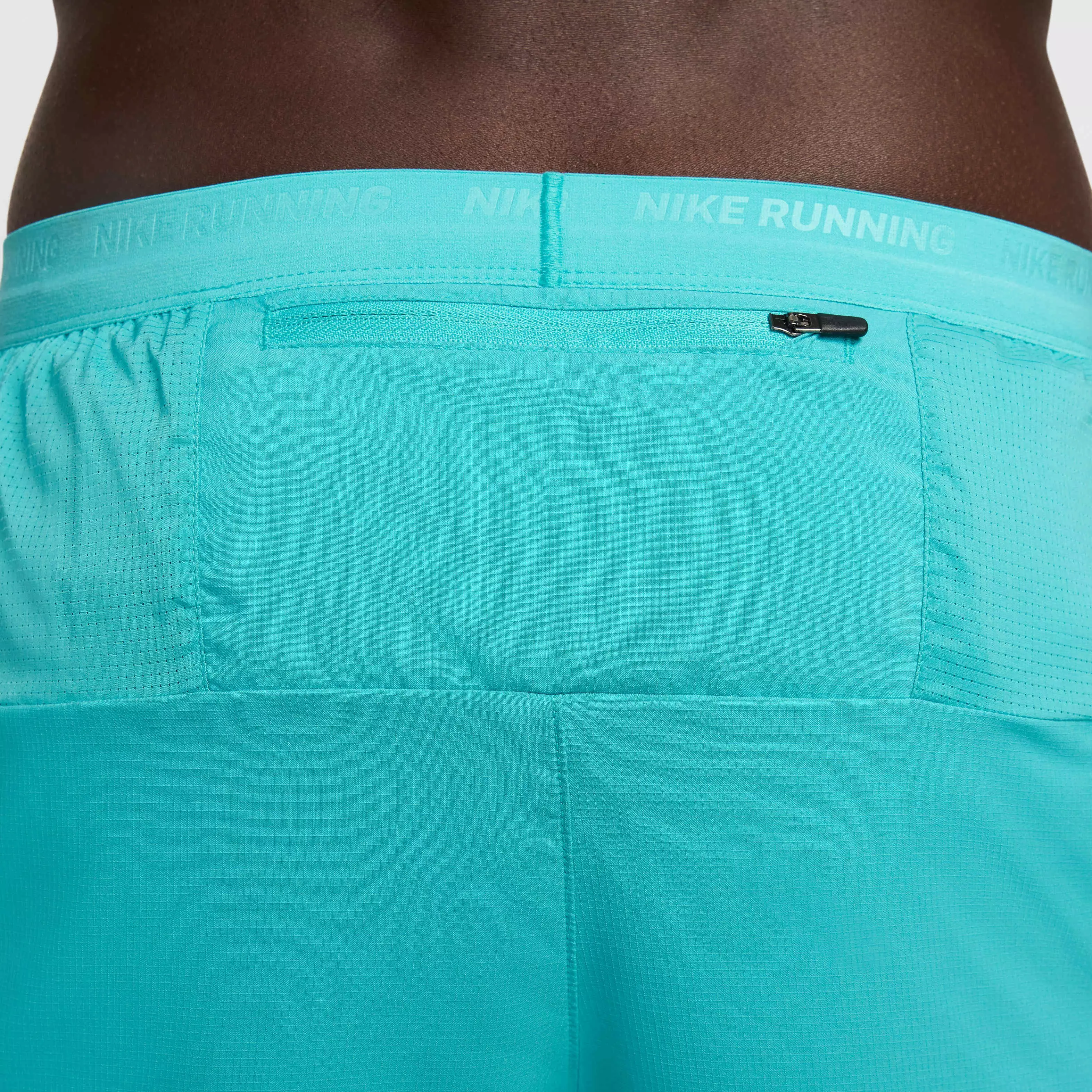 Nike Men's Stride Dri-FIT 5" Brief-Lined Running Shorts - TURQUOISE 