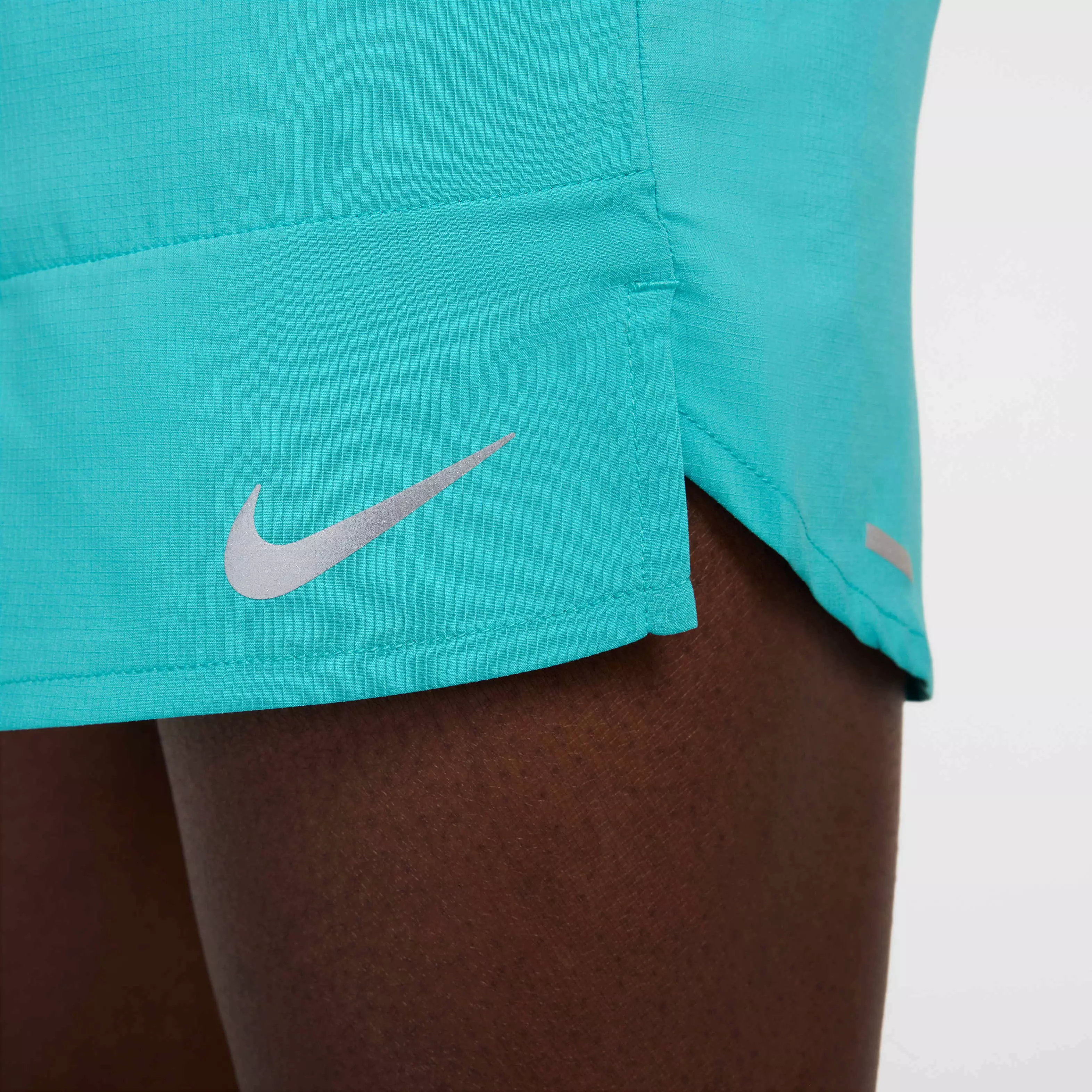 Nike Men's Stride Dri-FIT 5" Brief-Lined Running Shorts - TURQUOISE 