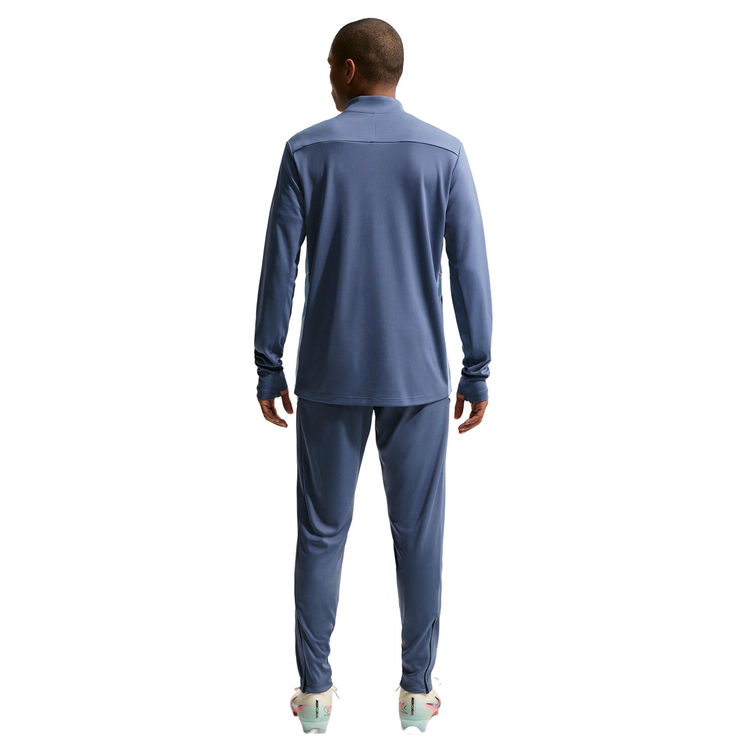 Nike Men's Academy Dri-FIT Soccer Drill 1/4 Zip Top - Blue - BLUE Thumbnail View 5