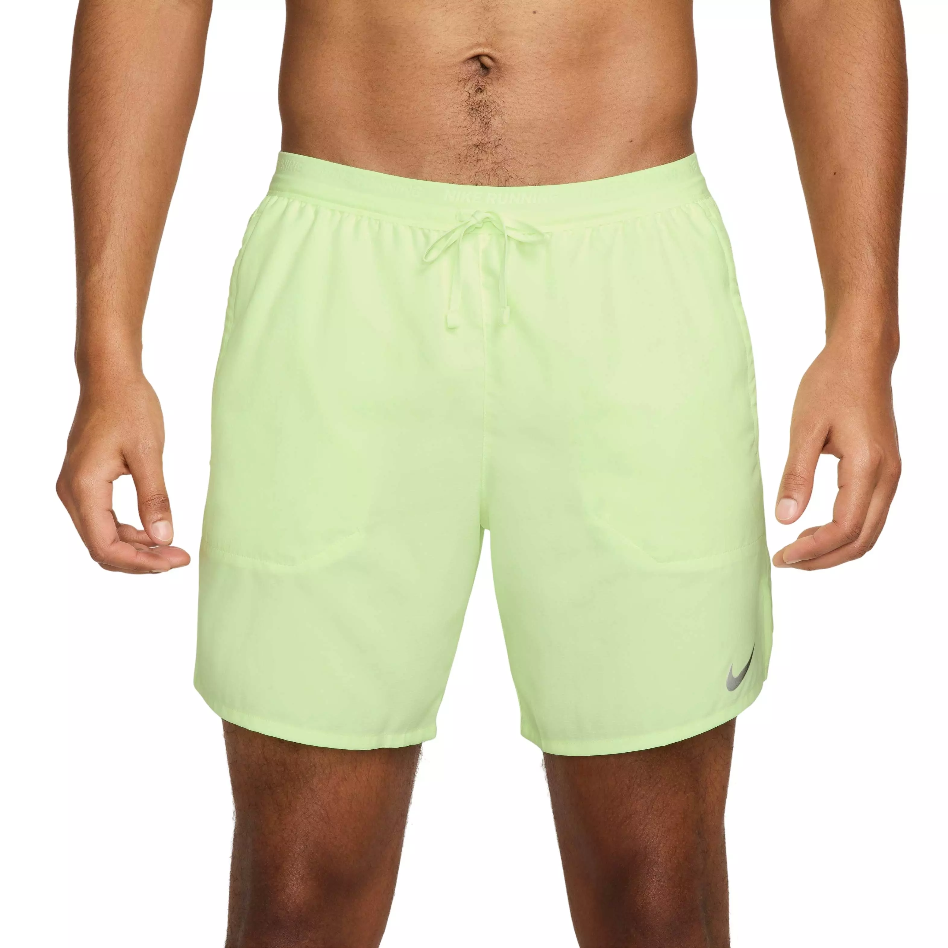Nike Men's Stride Dri-FIT 7" 2-in-1 Running Shorts - YELLOW