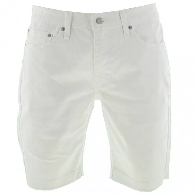 Levi's Men's 511 Slim Fit Cut Off Jean Short - WHITE