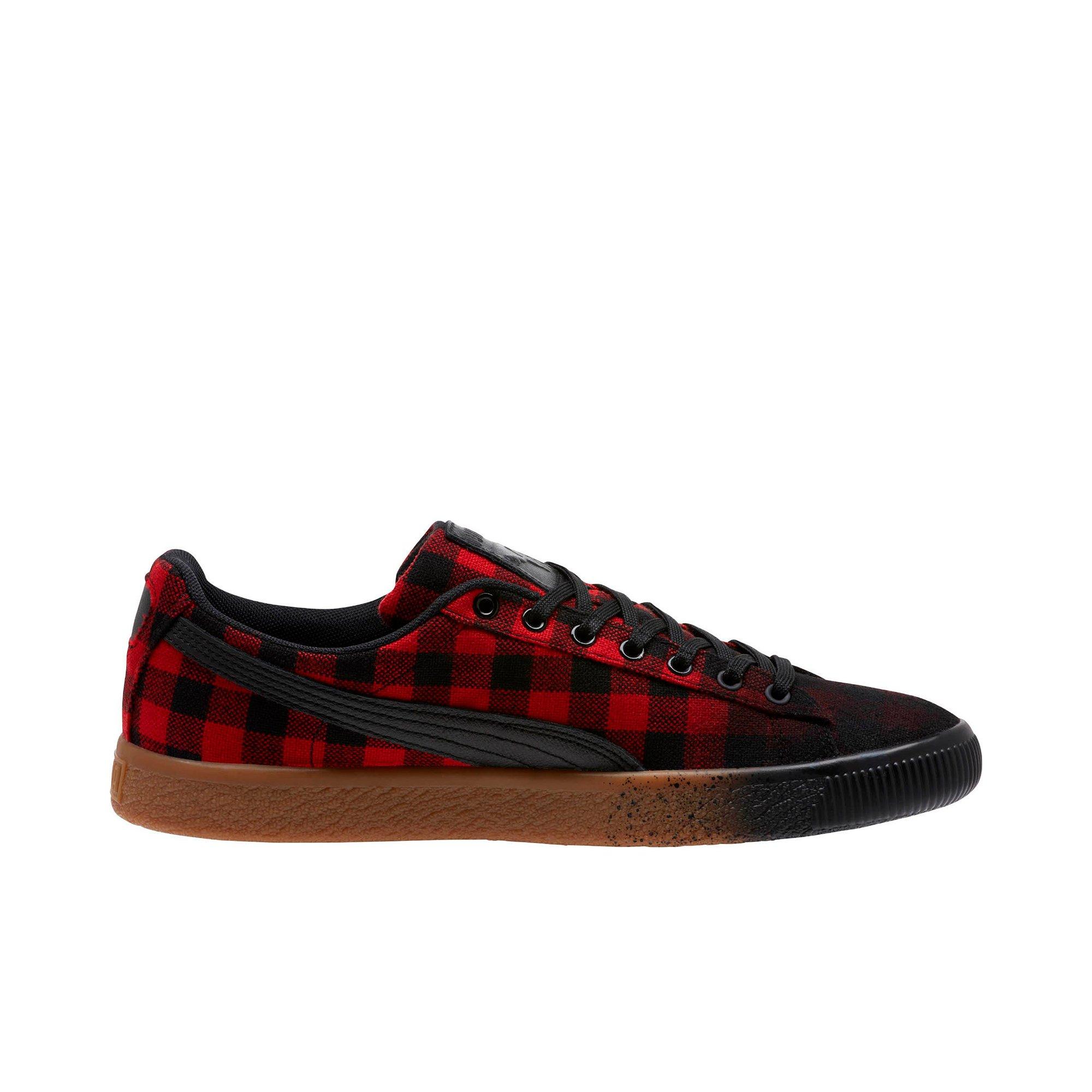 puma clyde plaid