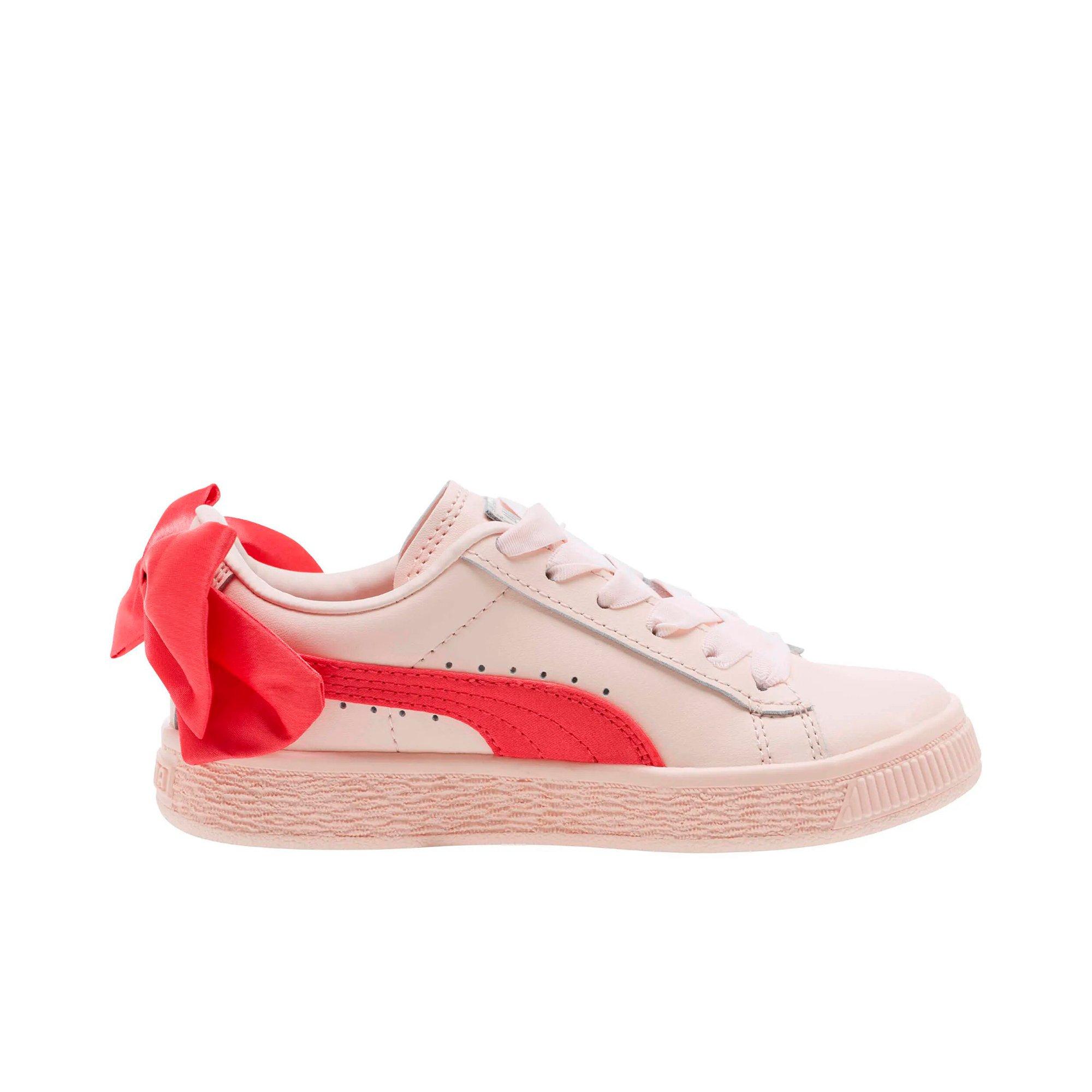 puma pink bow shoes