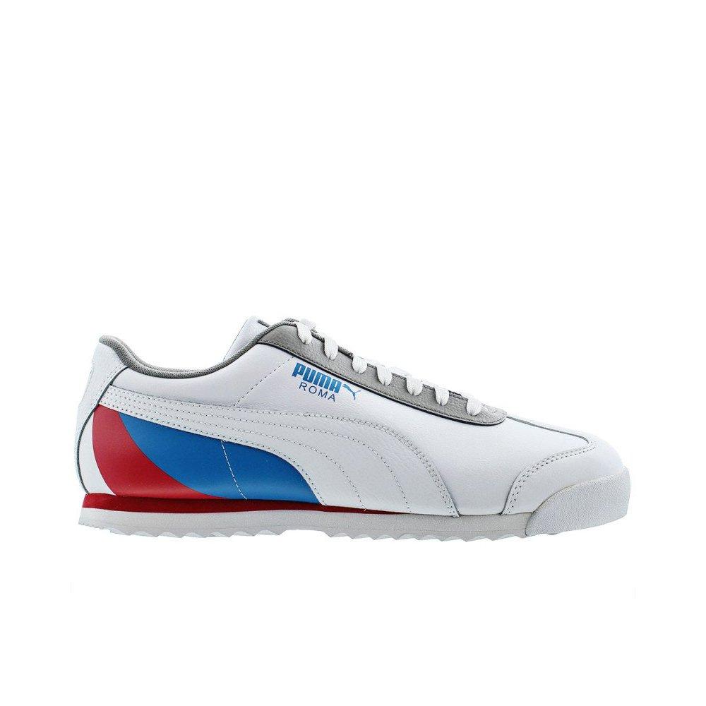 Puma roma hotsell red white blue